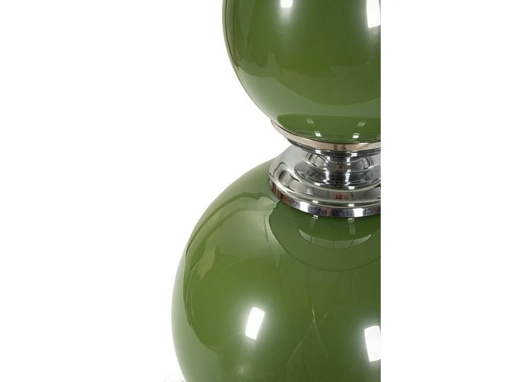 Lámpara de mesa tipo caballete, pantalla, verde, casquillo E51, interruptor tipo pera