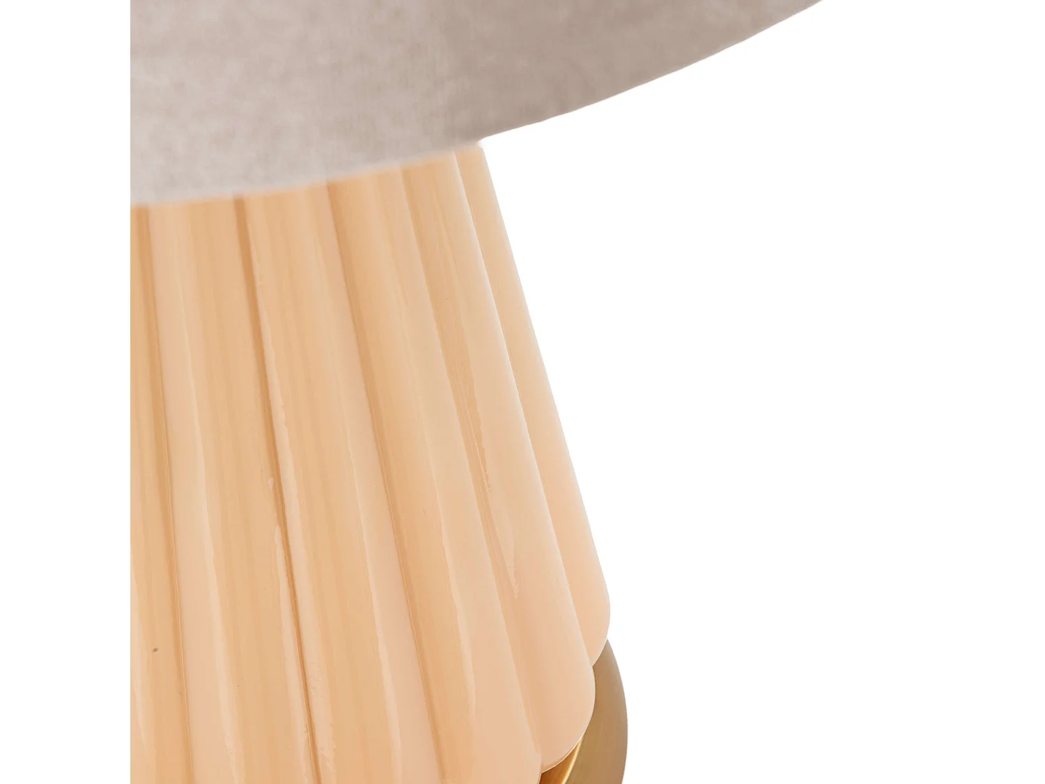 Lampadaire de Table Portre, Nécessite 1 Ampoule, Rose Nacré, Abat-jour, Douille e27