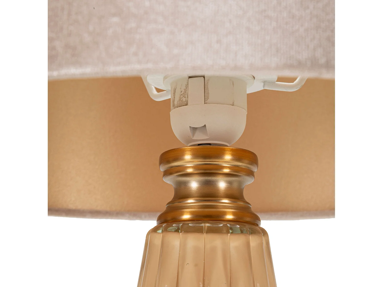 Lampadaire de Table Portre, Nécessite 1 Ampoule, Rose Nacré, Abat-jour, Douille e27