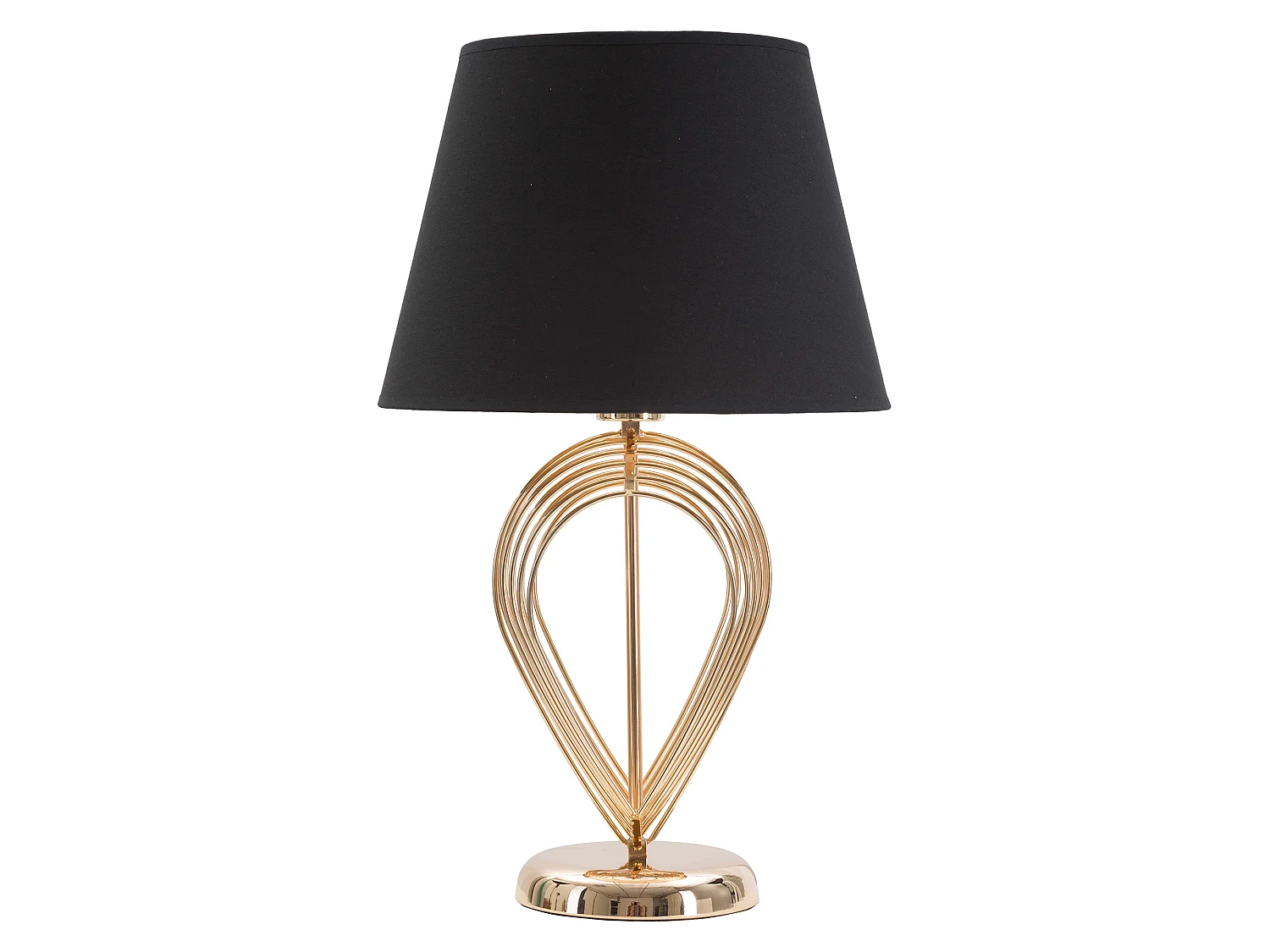Lampadaire de Table Savann, Nécessite 1 Ampoule, Noir, Abat-jour, Douille e27