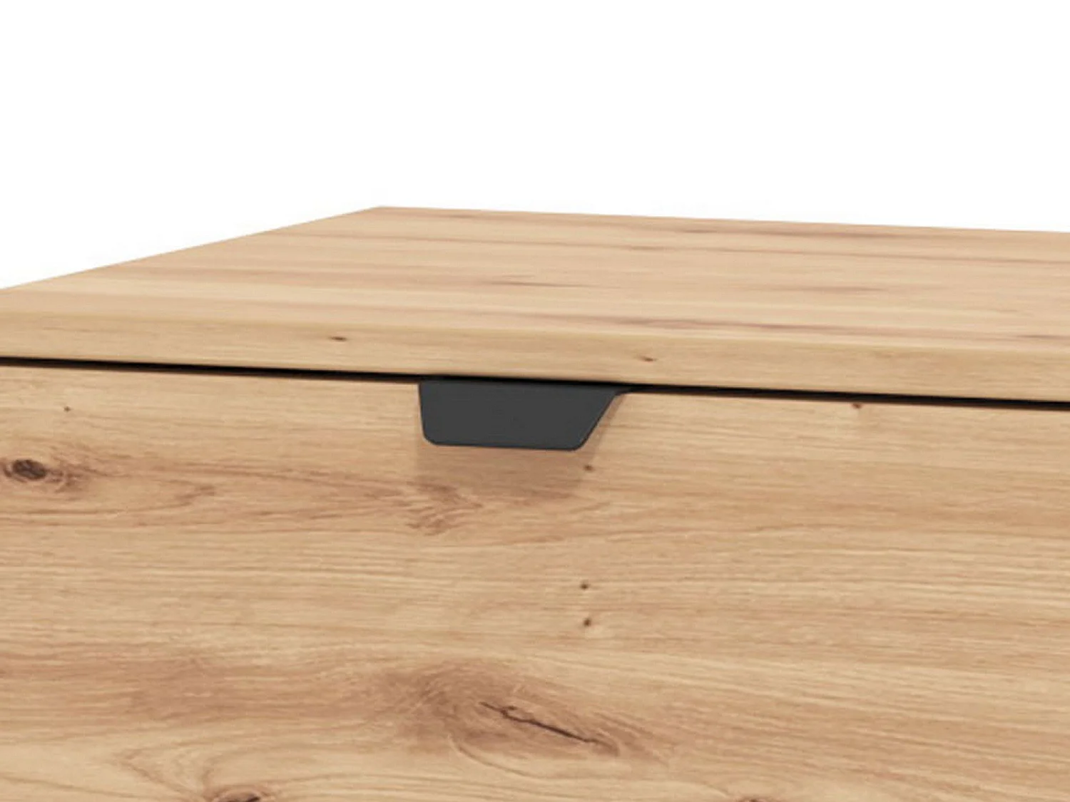 Cassettiera Mainarda, 5 Cassetti, 45x40x95h cm Marrone Rovere Nodi, Apertura Scorrevole, Chiusura Scorrevole