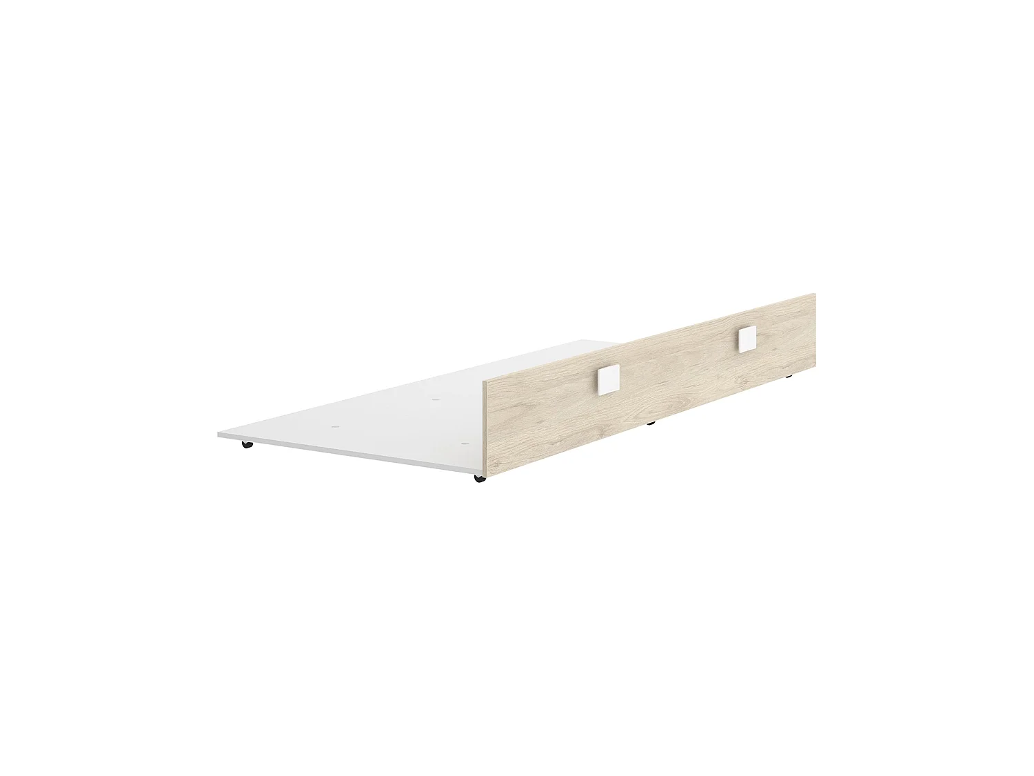 Cassettiera Caudina, un Cassetto, 190x93x25h cm Bianco, Apertura Scorrevole, Chiusura Scorrevole