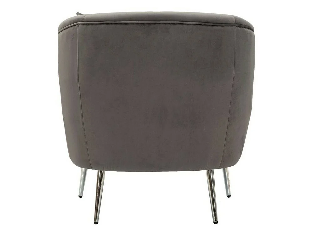 Fauteuil Landi, accoudoirs, argent