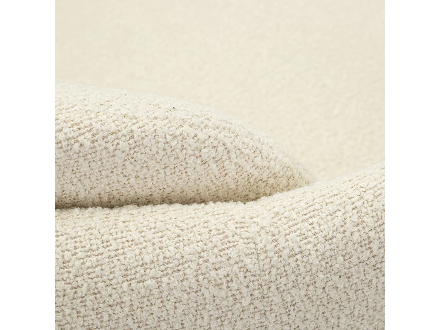 Poltrona Morond, Base Girevole, 70x72x75h cm Bianco Crema, Poltroncina, Braccioli, Materiale Struttura in Legno Nobilitato