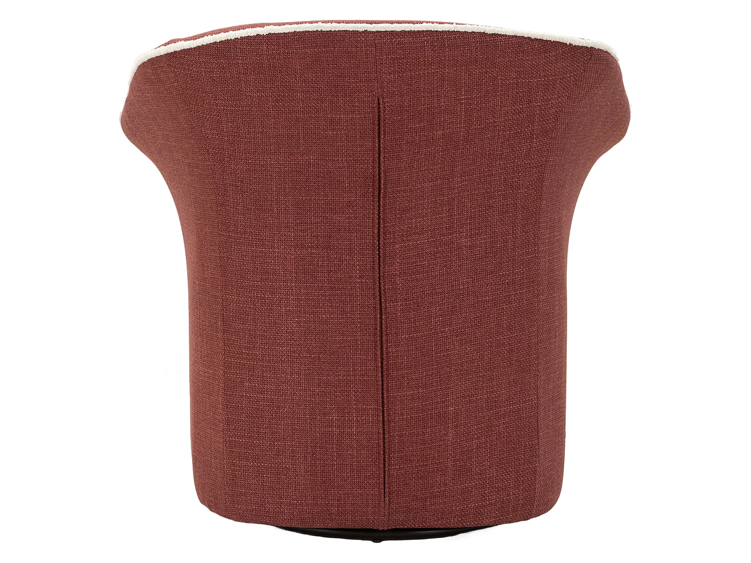 Fauteuil Toamas, Base Pivotante, 84x66x80h cm Rouge, Fauteuil avec Accoudoirs, Structure Métallique