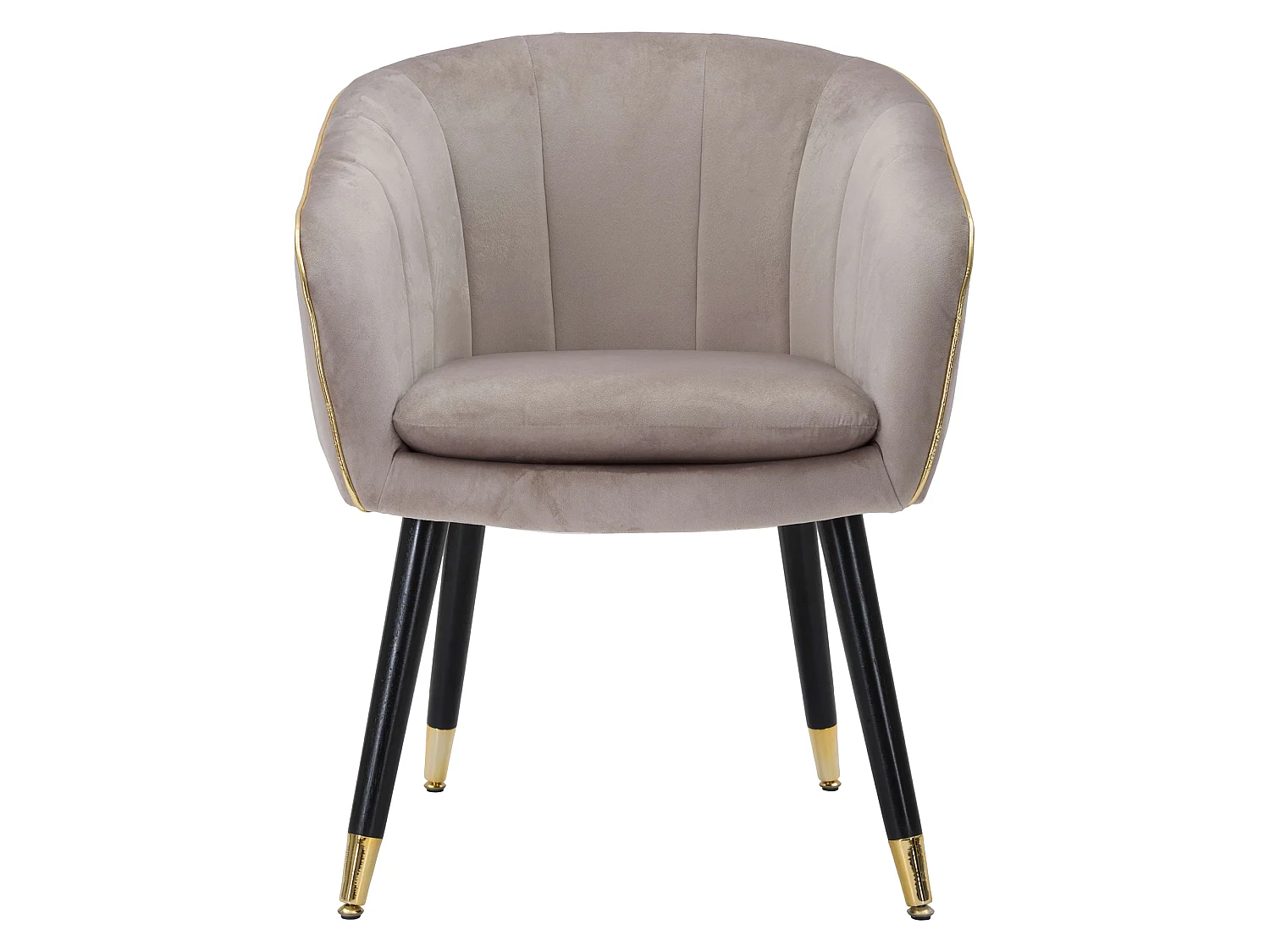 Poltrona Cachi, Braccioli, 62x58x78h cm Grigio, Poltroncina, Materiale Struttura in Tessuto, Colore Struttura oro