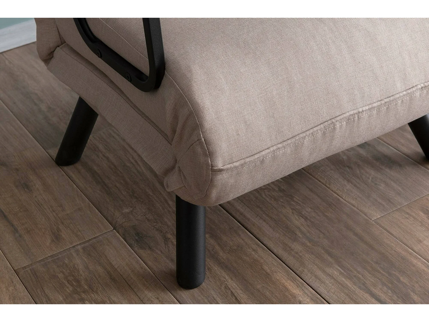 Poltrona Keoni, Reclinabile, 60x78x78h cm Beige, Poltroncina, Braccioli, Peso Supportato 100 kg