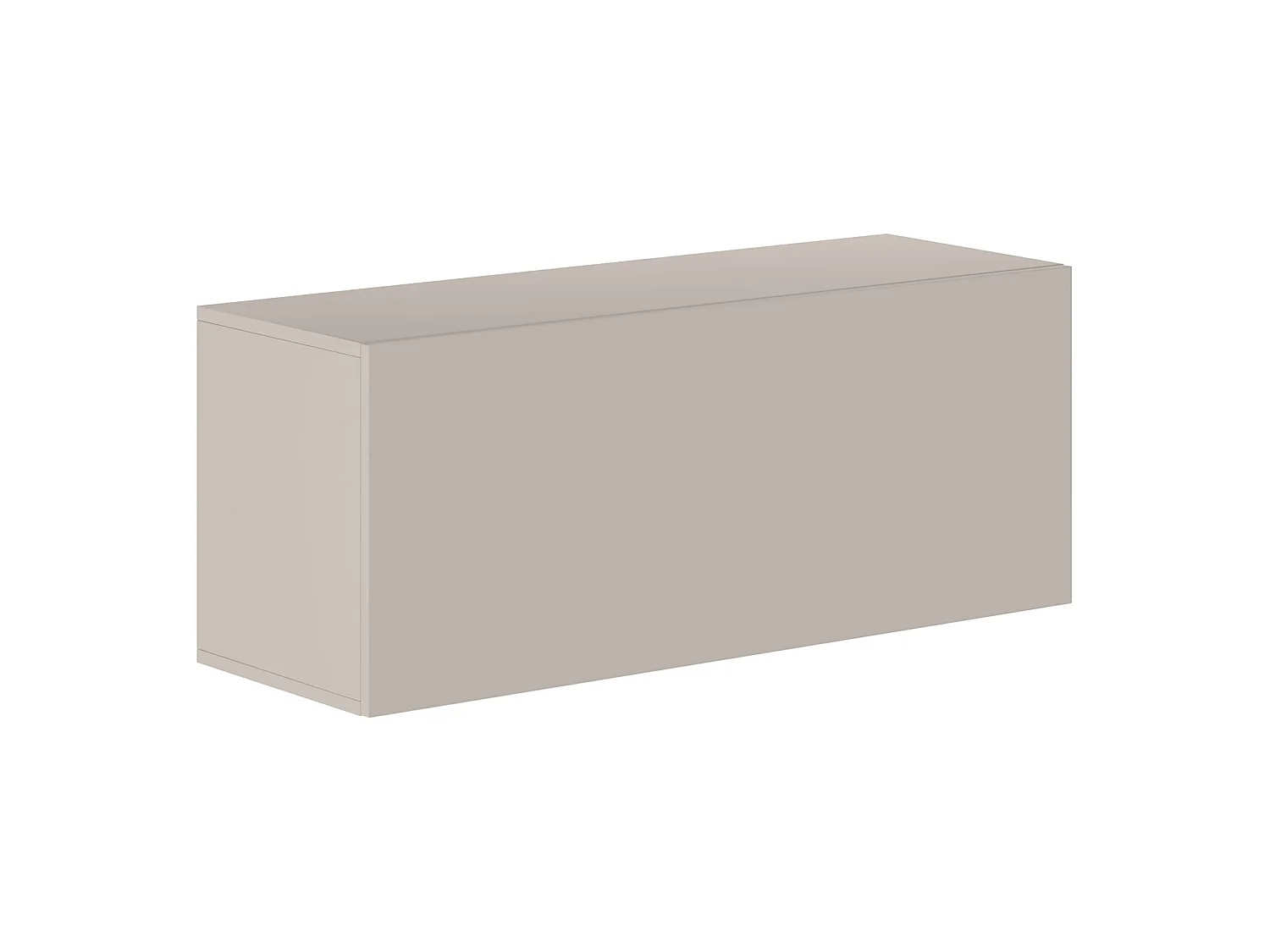 Mobile Pensile Pimonte, Modulabile, 100x40h cm Beige, un Ripiano, Un'anta