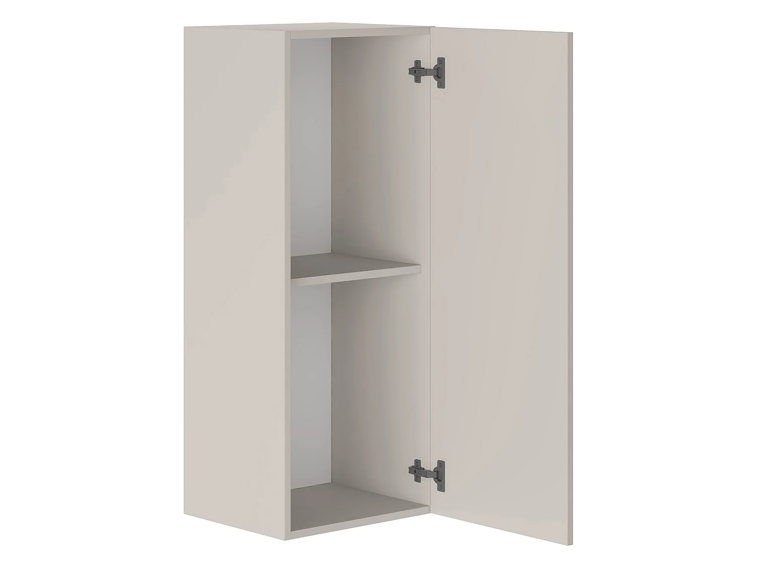 Mobile Pensile Pimonte, Modulabile, 100x40h cm Beige, un Ripiano, Un'anta