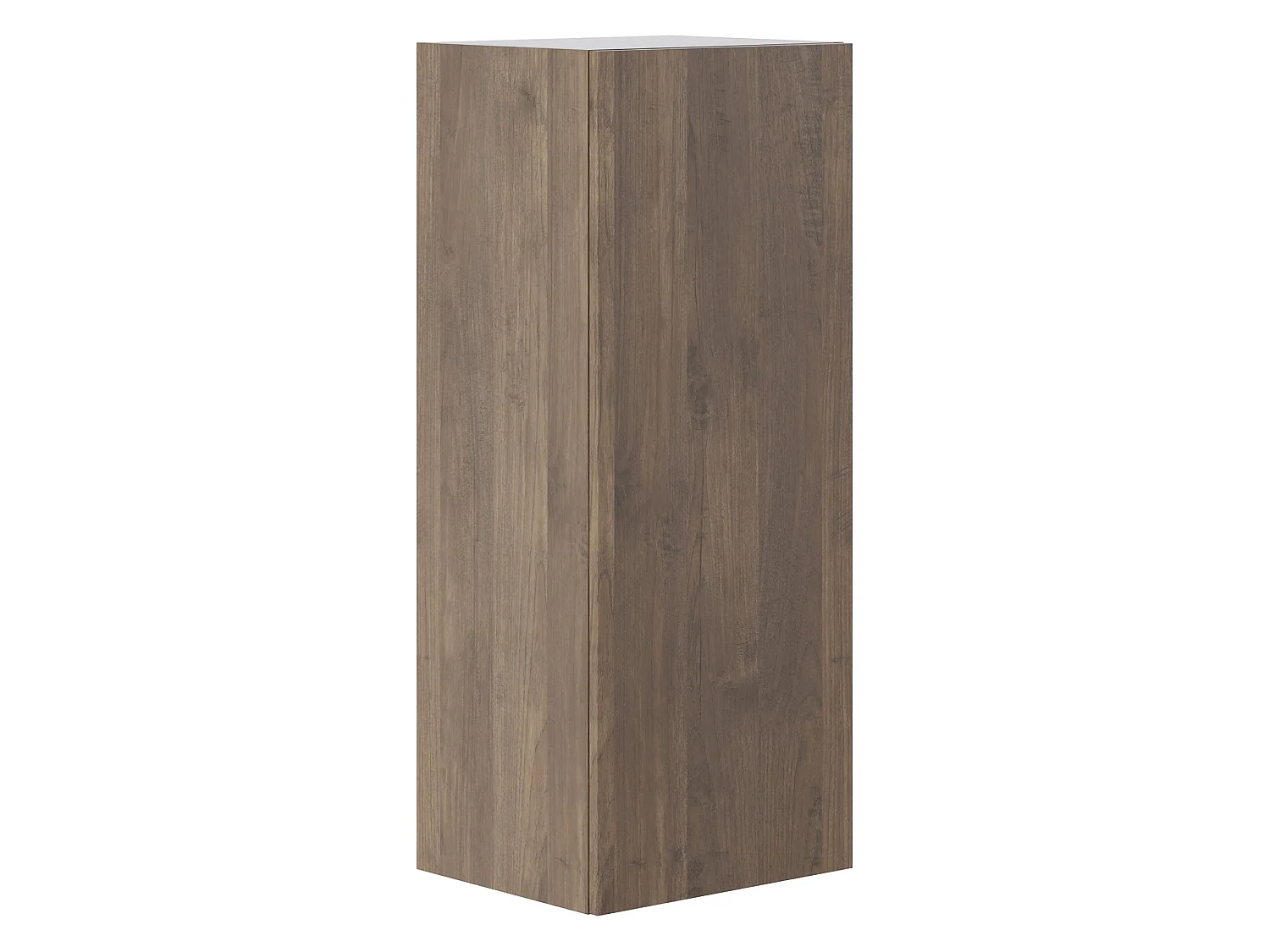Mobile Pensile Pimonte, Modulabile, 100x40h cm Marrone Noce, un Ripiano, Un'anta