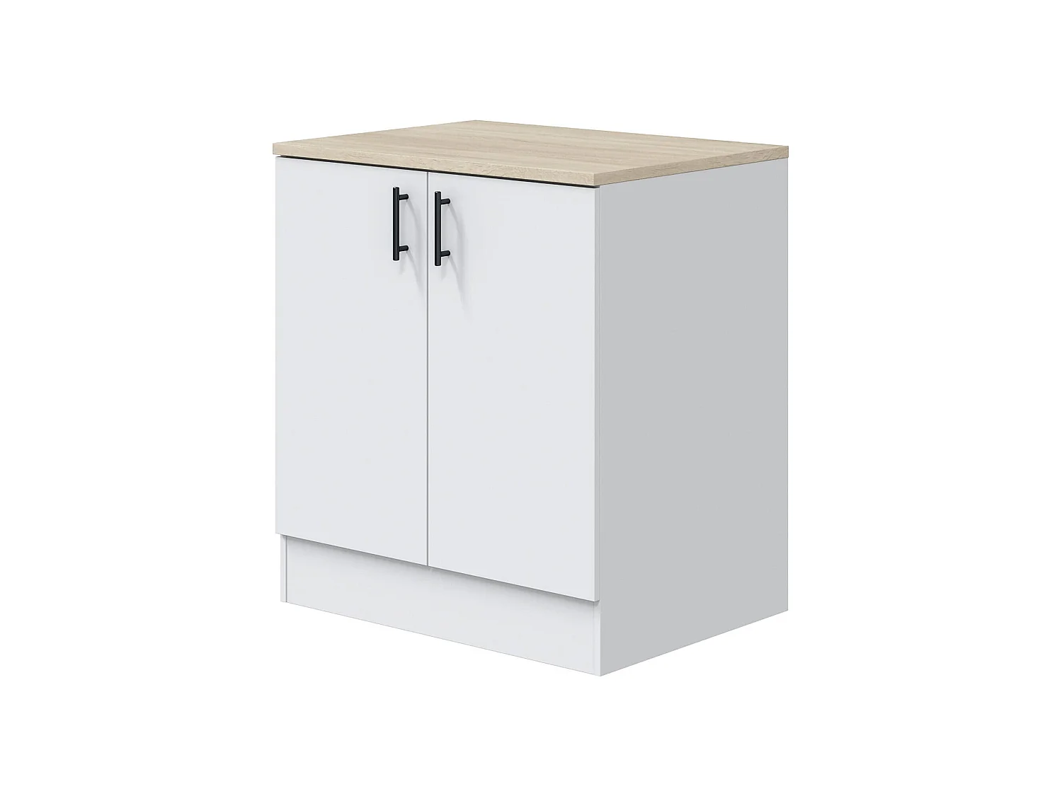 Cocina Telinea, un cajón, Blanco, cocineta, modular, 6 estantes, Electrodomésticos no incluidos