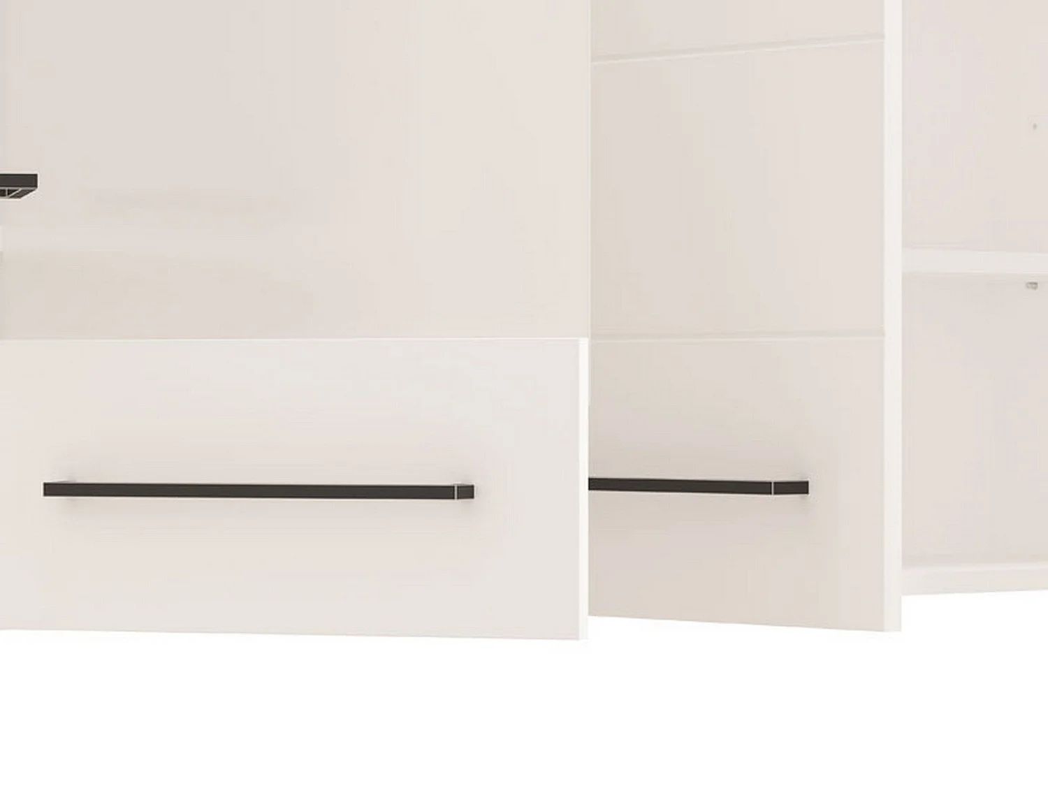 Cucina Colombo, un Cassetto, Bianco, Cucinino, 10 Ripiani, Elettrodomestici non inclusi, 8 Ante