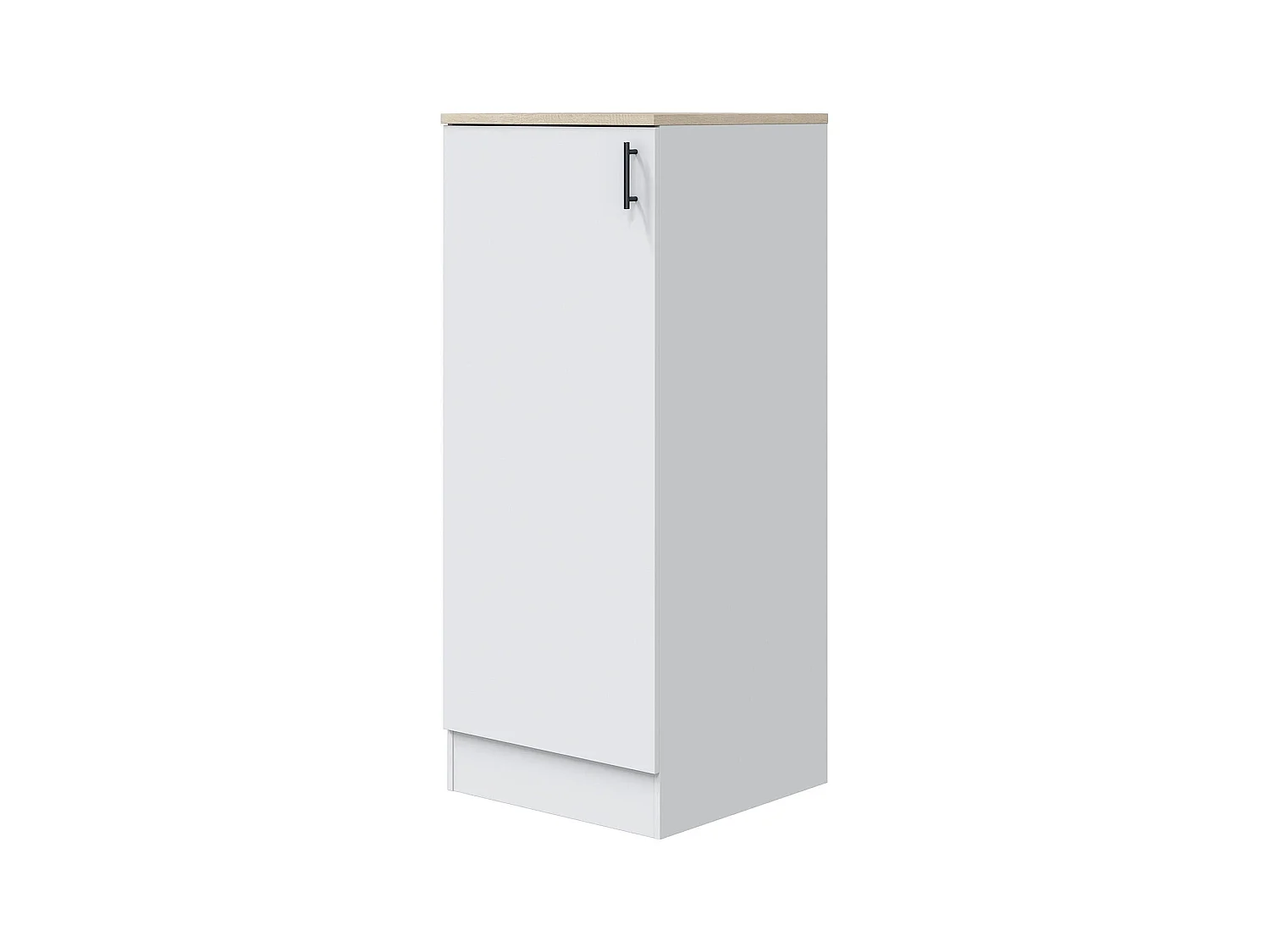 Cocina Zafrena, 3 estantes, blanca, cocina compacta, 3 cajones, apertura abatible, corredera, Electrodomésticos no incluidos