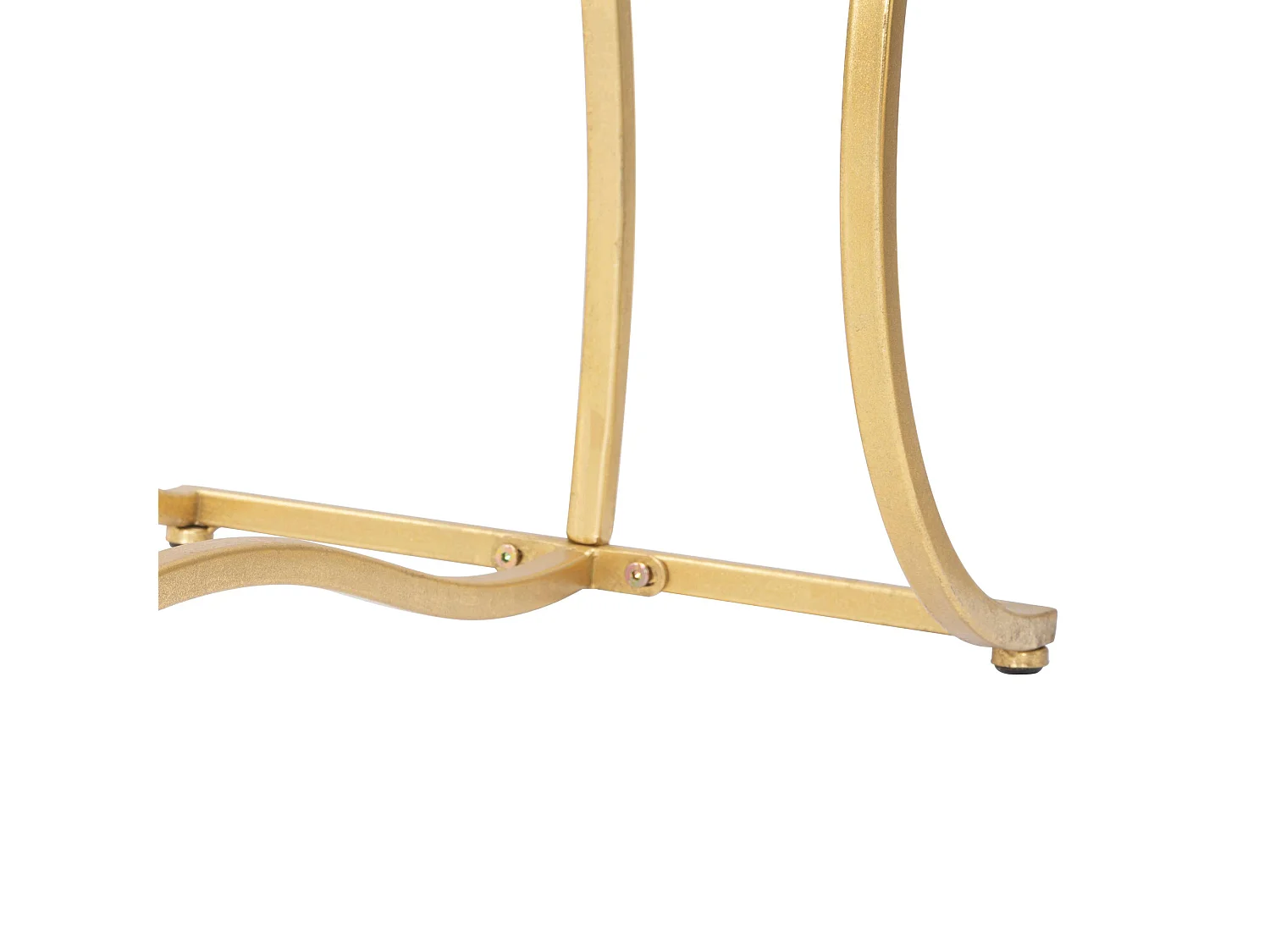 Console Otepaa, un plateau, 130x40x75h cm or fumé, structure en verre, plateau transparent