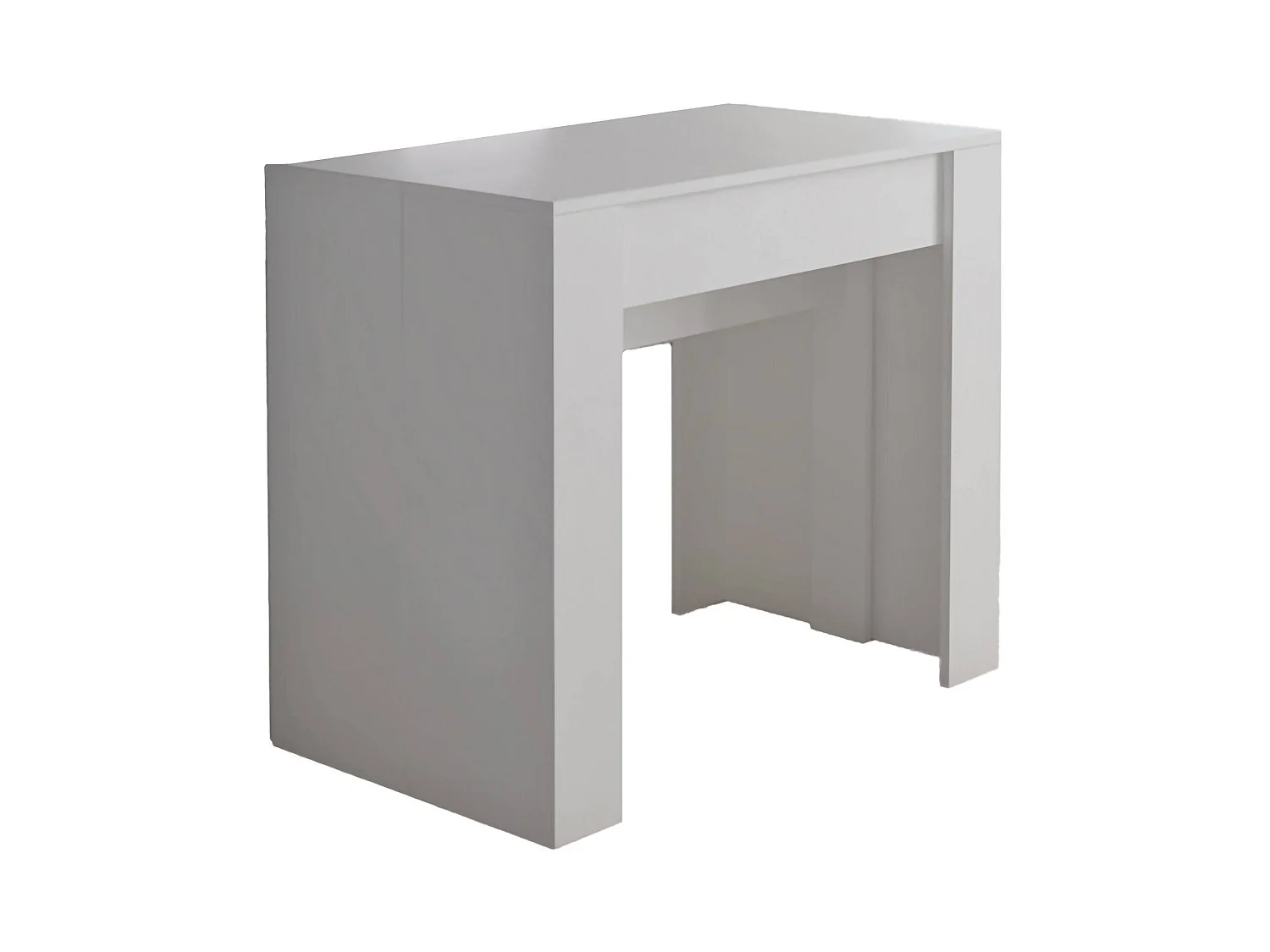 Consolle Allungabile Vaelis, 10 Posti, 90x237x76.6h cm Bianco