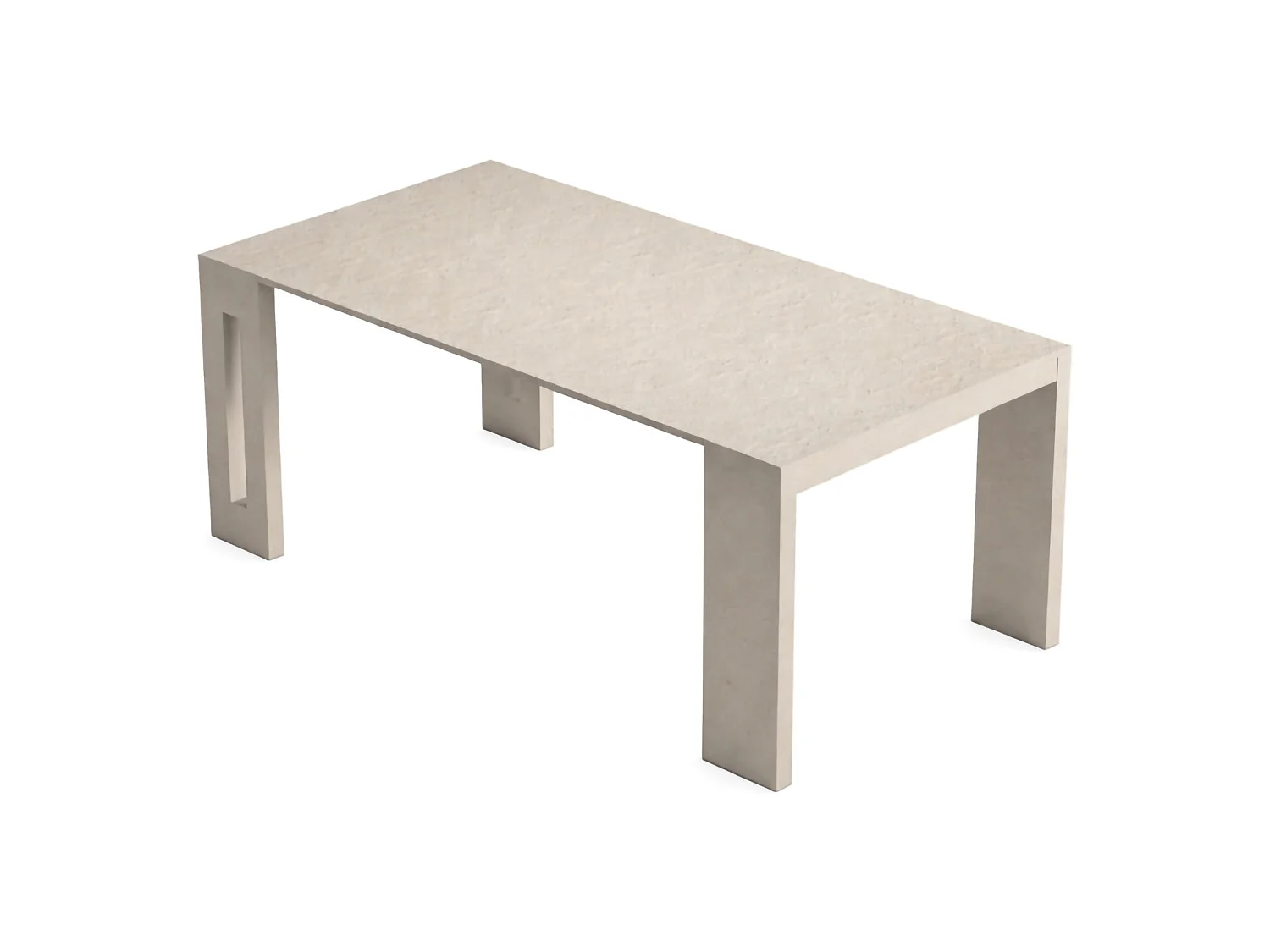 Console Extensible Meconopsis, Extensible Made in Italy, 90,00x186,00x78,00h cm Beige