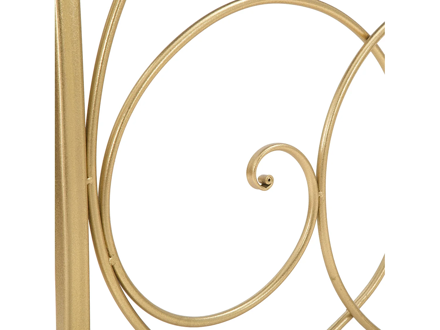 Consolle Dilija, un plateau, 140x40x80h cm or, structure en verre, plateau transparent
