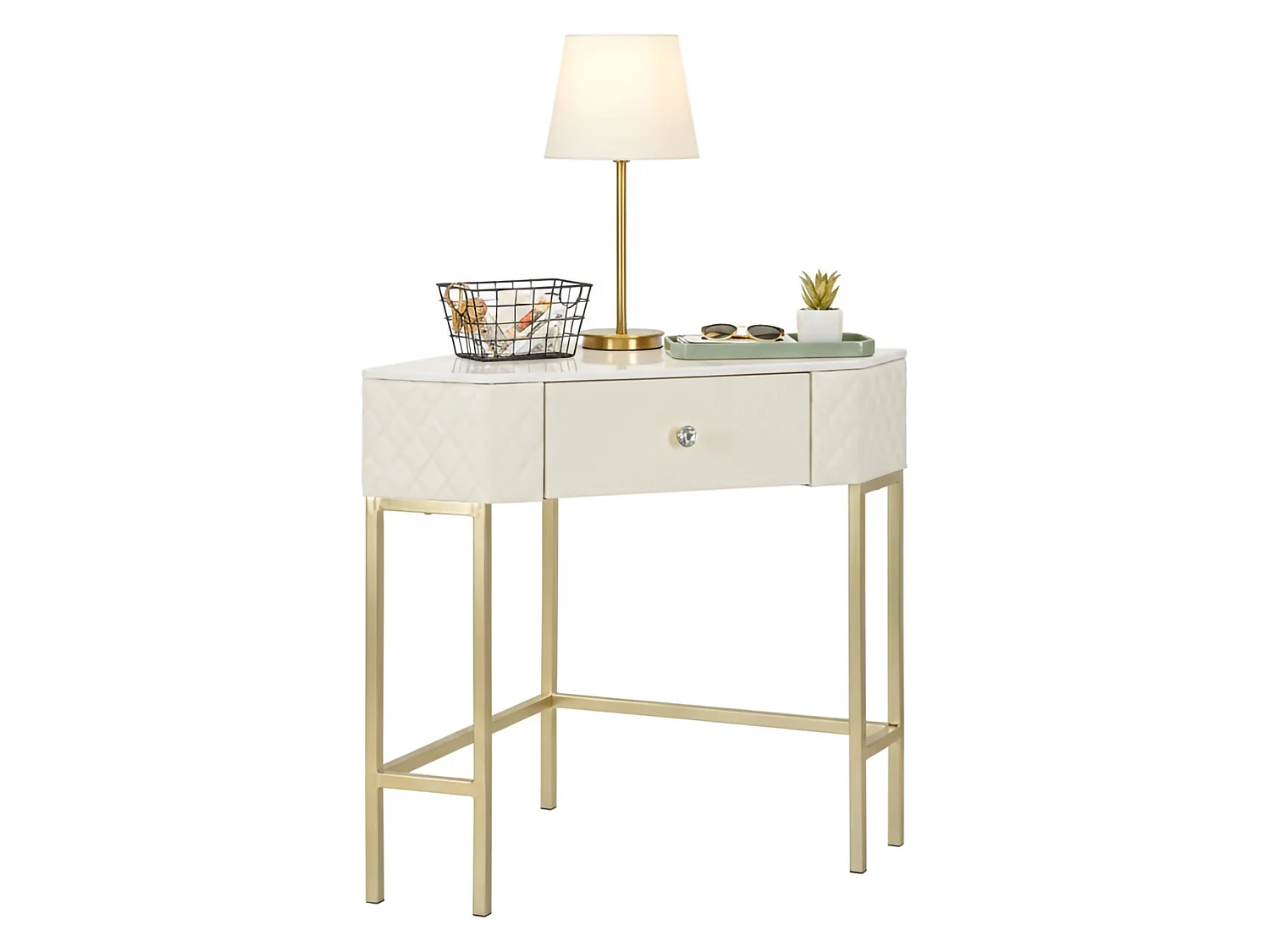 Consolle Viscardo, Ripiani, 60x84.5x77h cm oro