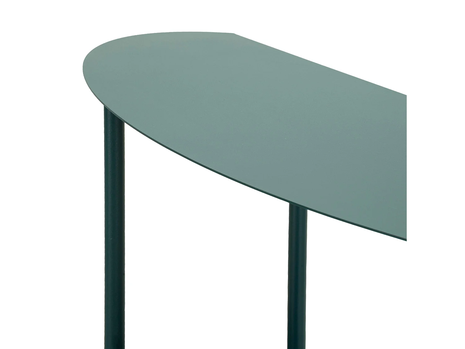 Consolle Gamitimi, 3 Ripiani, 6x31x93h cm Verde Ottanio, Colore Ripiano Verde, Sfumatura Colore Struttura Ottanio
