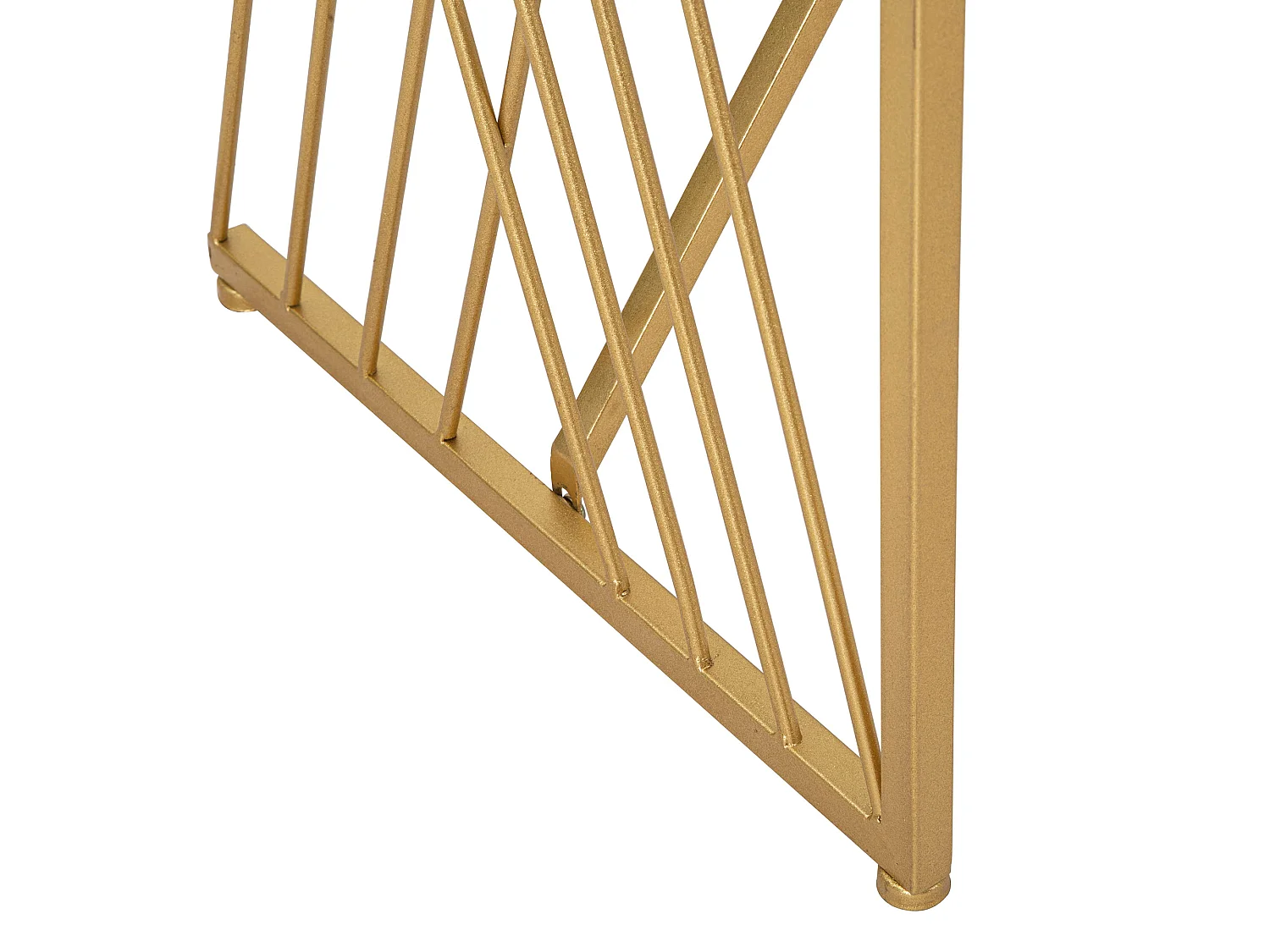 Console Axum, avec Plateau, 120x40x80h cm or, Structure en Verre, Plateau Transparent