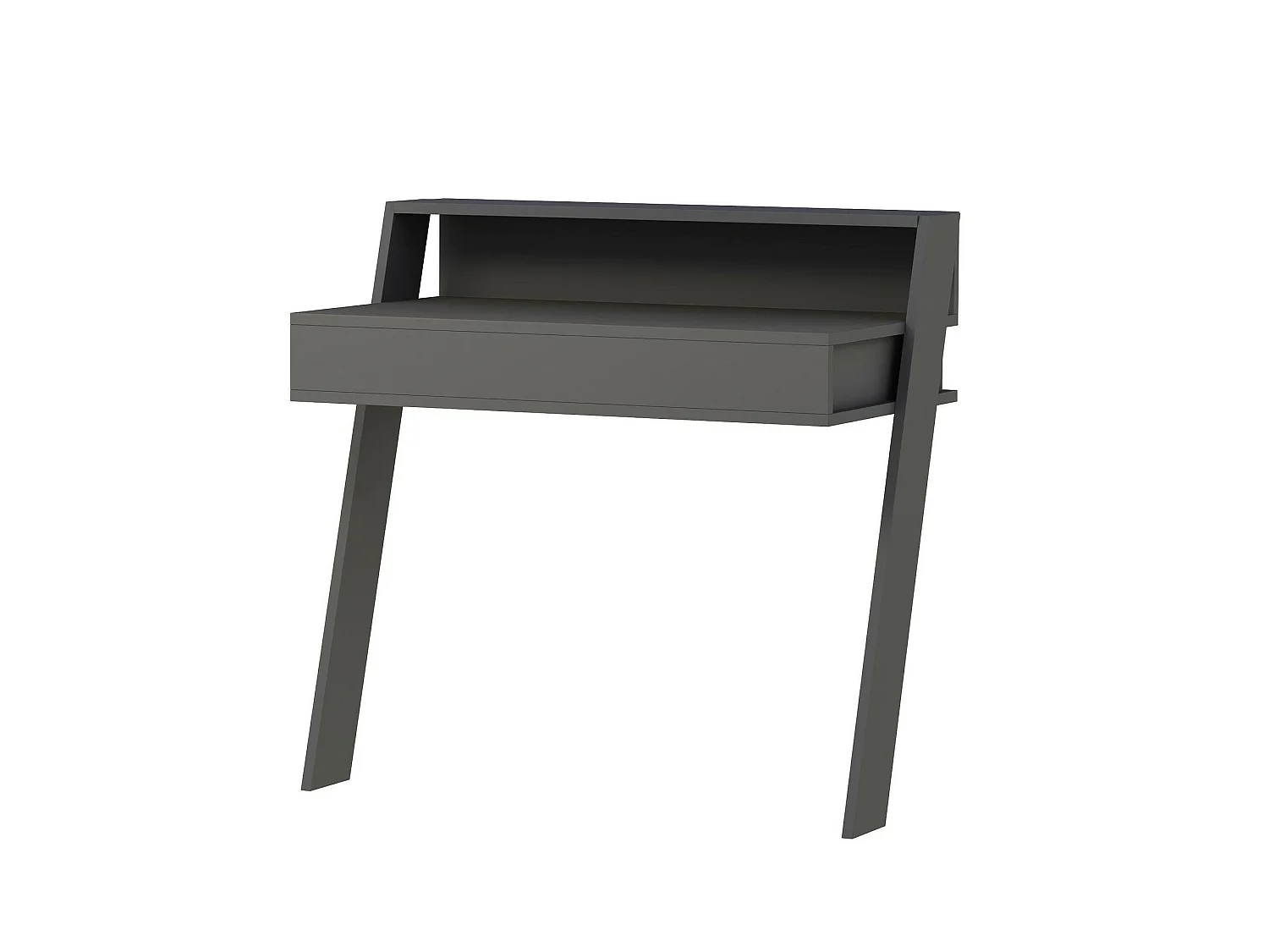 Bureau Callirrhoe, un Tiroir, 50x94x91h cm Noir Anthracite