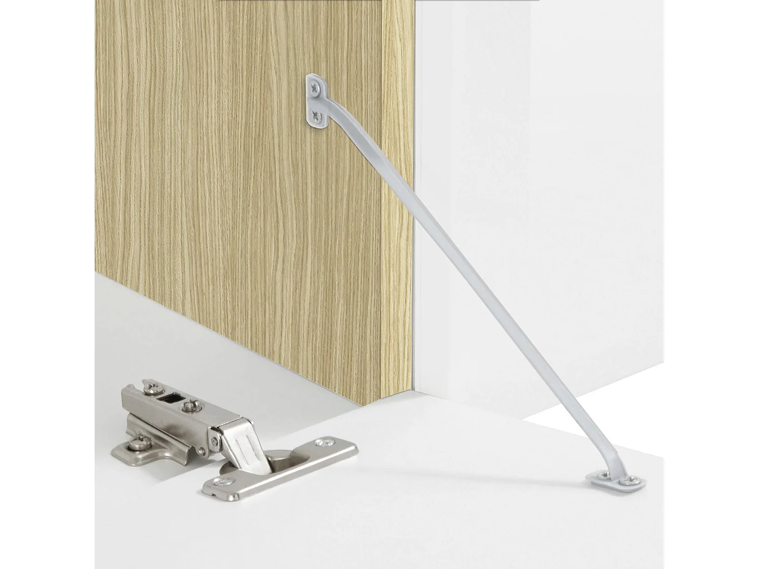 Parete Attrezzata Sabbia, 14 Ripiani Made in Italy, Marrone Rovere, Mobile Soggiorno, 6 Ante, set Componibile