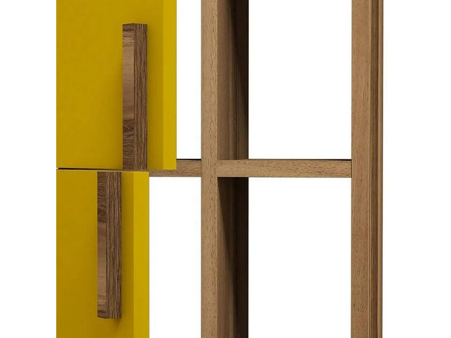 Parete Attrezzata Ossimo, 6 Ripiani, Marrone Noce, Mobile Soggiorno, Modulabile, Apertura Battente, a Ribalta