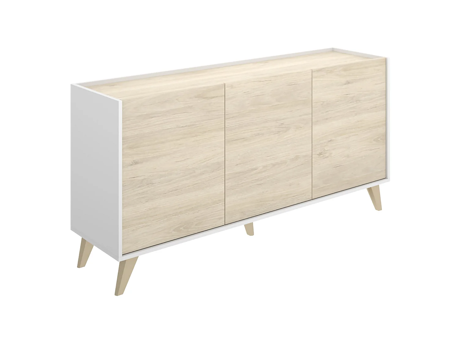 Set Mobili da Soggiorno Tellur, Modulabile, Marrone Rovere, 4 Ripiani, Apertura Battente, Sollevabile