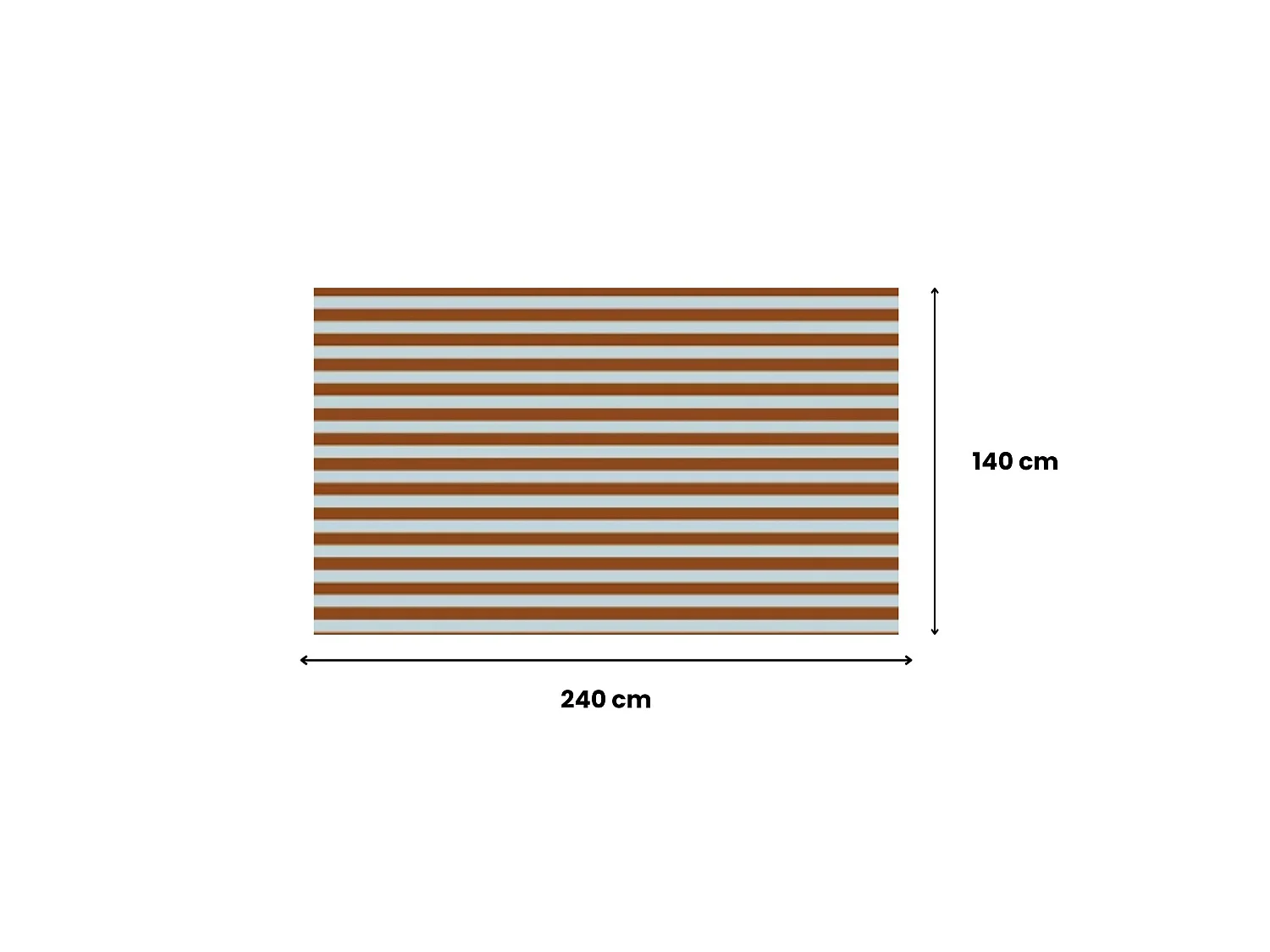 Tovaglia Funambola, Lavabile Made in Italy, 240x140 cm Azzurro, 100% Poliestere Tessuto Antipiega, Forma Rettangolare