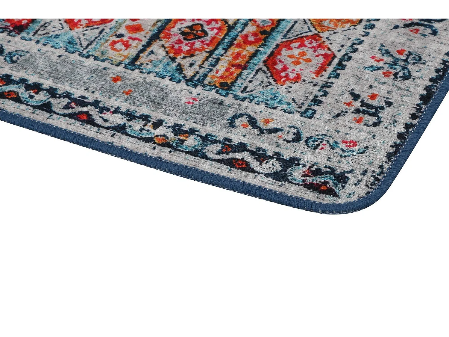 Tapis de Bain Dyersburg, Lavable en Machine, 60x100 cm Multicolore