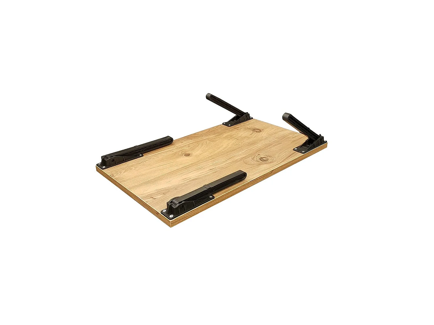 Bureau Cusio, pc-ondersteuning, 60x35x25h cm eikenbruin, blad van gemelamineerd hout, kleur legplank bruin