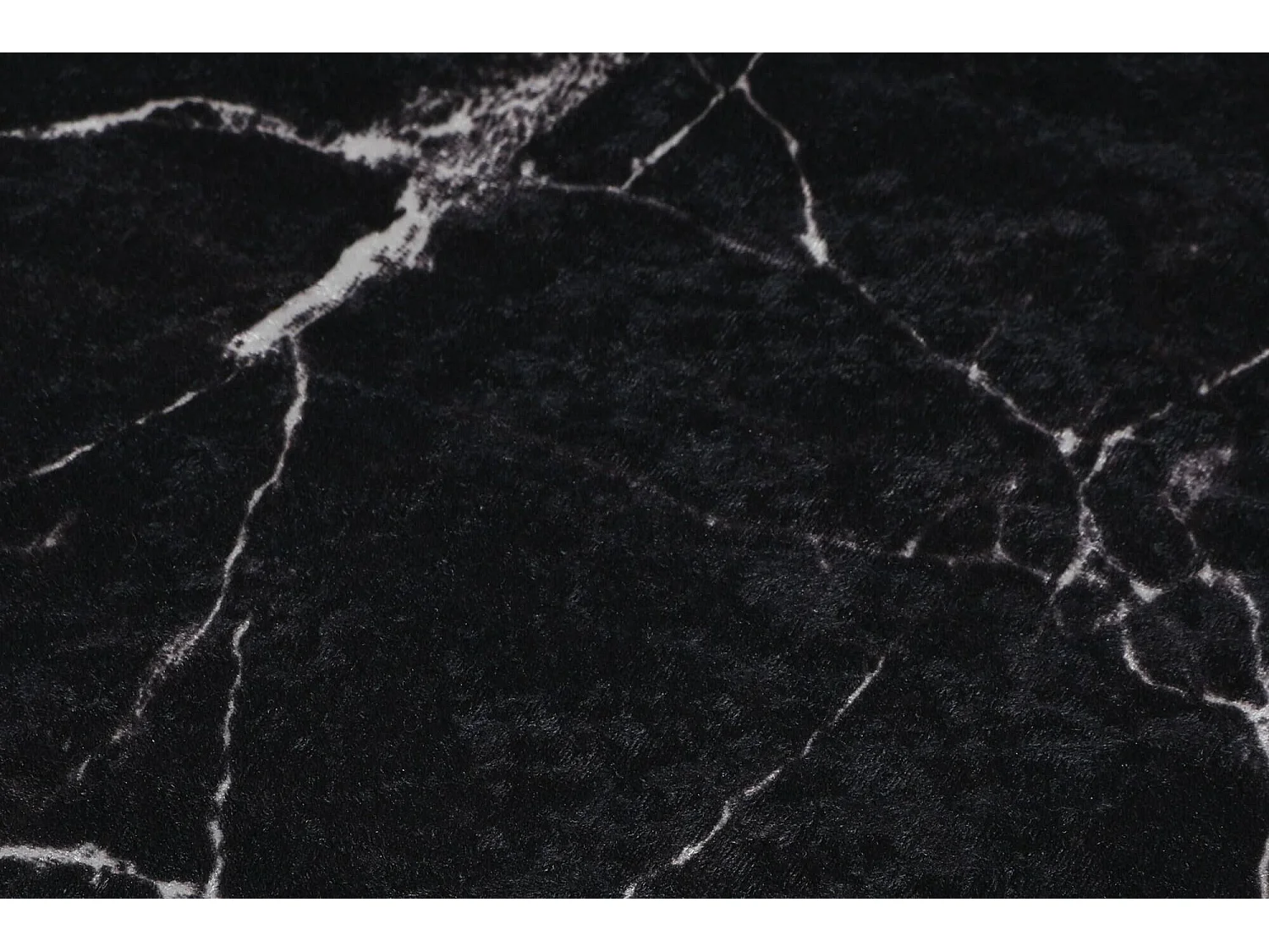 Tapis de Bain Tuscaloosa, Lavable en Machine, 60x100 cm Noir