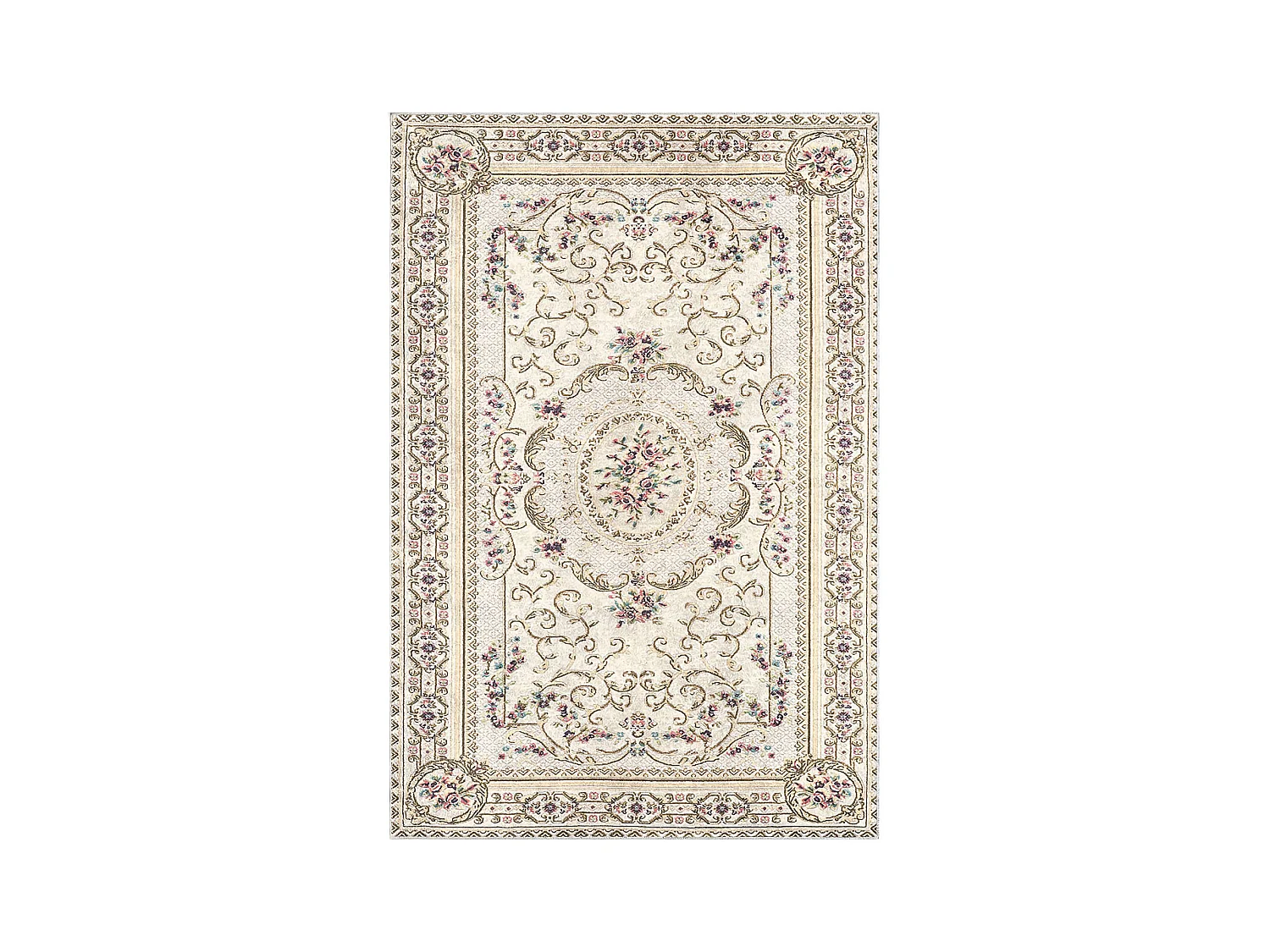 Tapis de Bain Michigan City, Lavable en Machine, 60x100 cm Multicolore