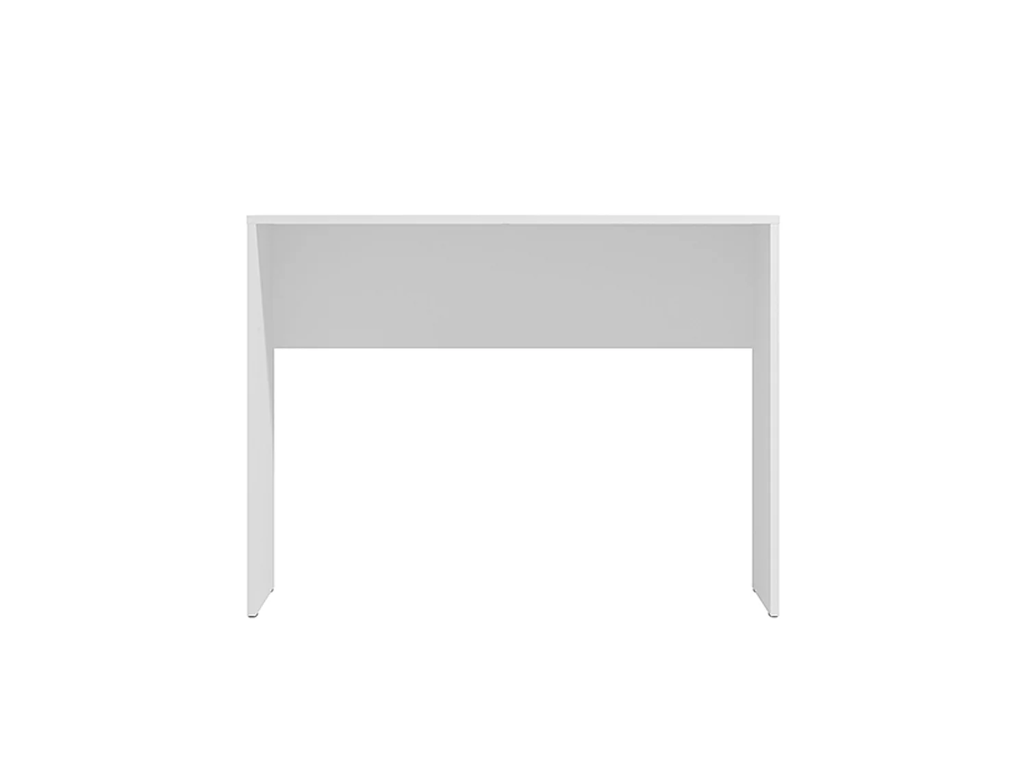 Scrivania Pichil, un Ripiano, 98x45x74h cm Bianco Opaco, Sfumatura Colore Struttura Opaco, Sfumatura Colore Ripiano Opaco