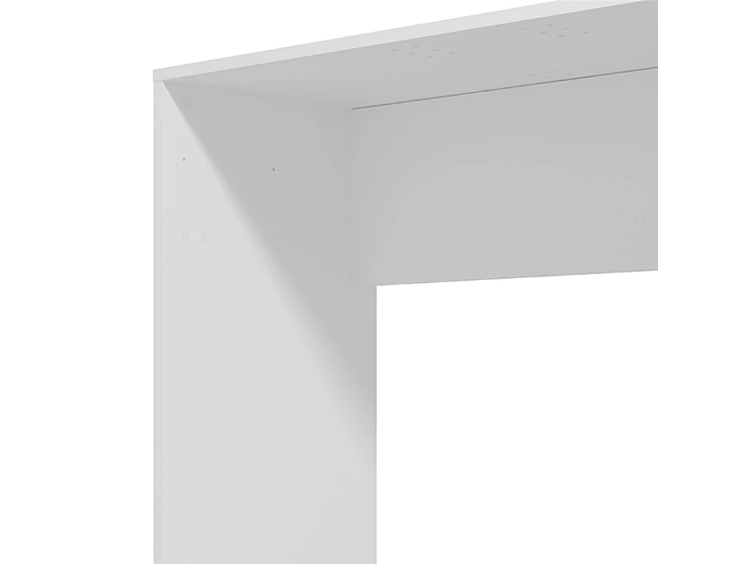 Scrivania Pichil, un Ripiano, 98x45x74h cm Bianco Opaco, Sfumatura Colore Struttura Opaco, Sfumatura Colore Ripiano Opaco