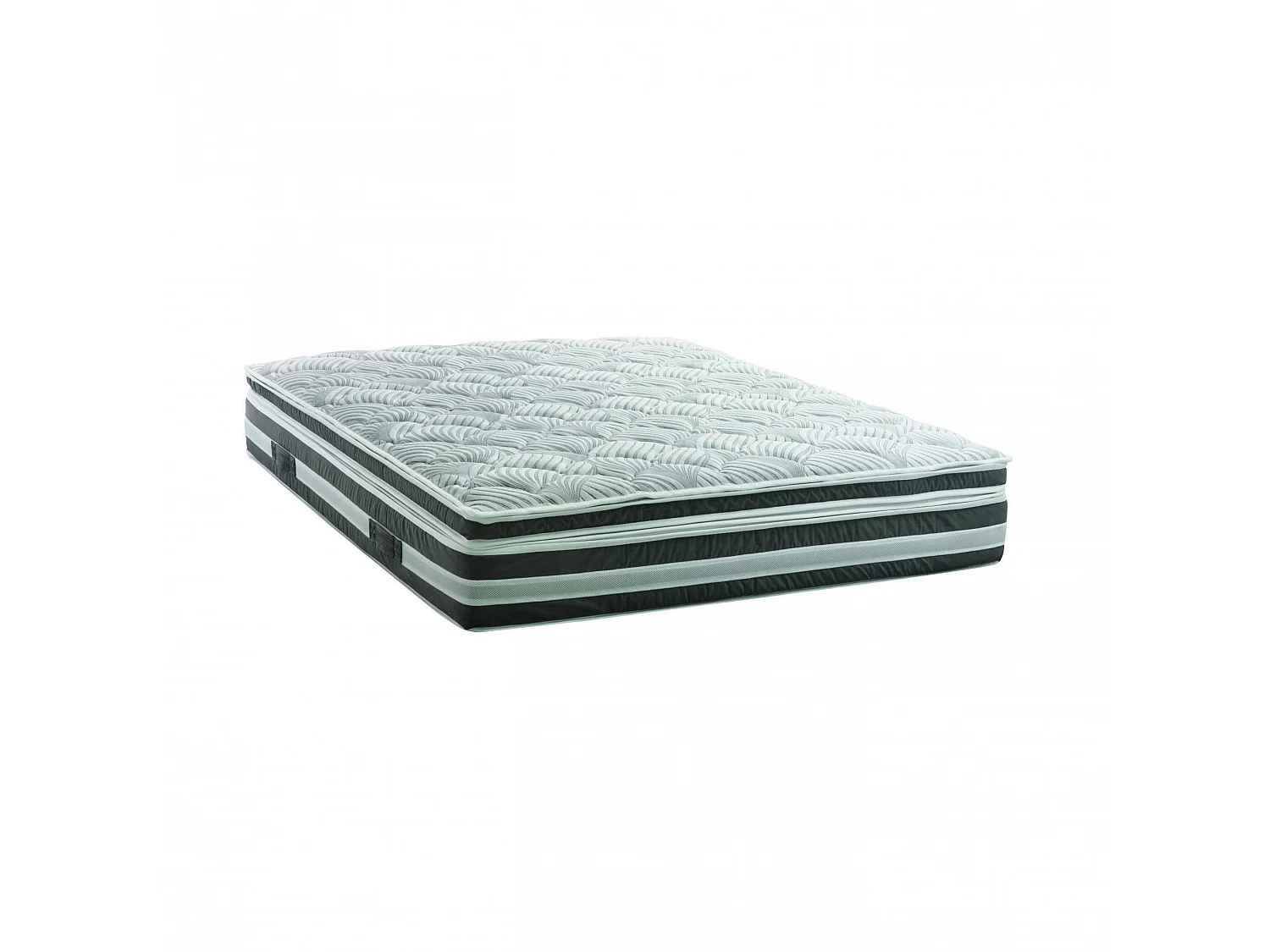 Einzelmatratze Dgerb, abnehmbarer Bezug aus Memory-Schaum und Mikrofedern mit Taschen, 100% Made in Italy, Anti-Milbe und hypoallergen, Cm cm 80x190 h32