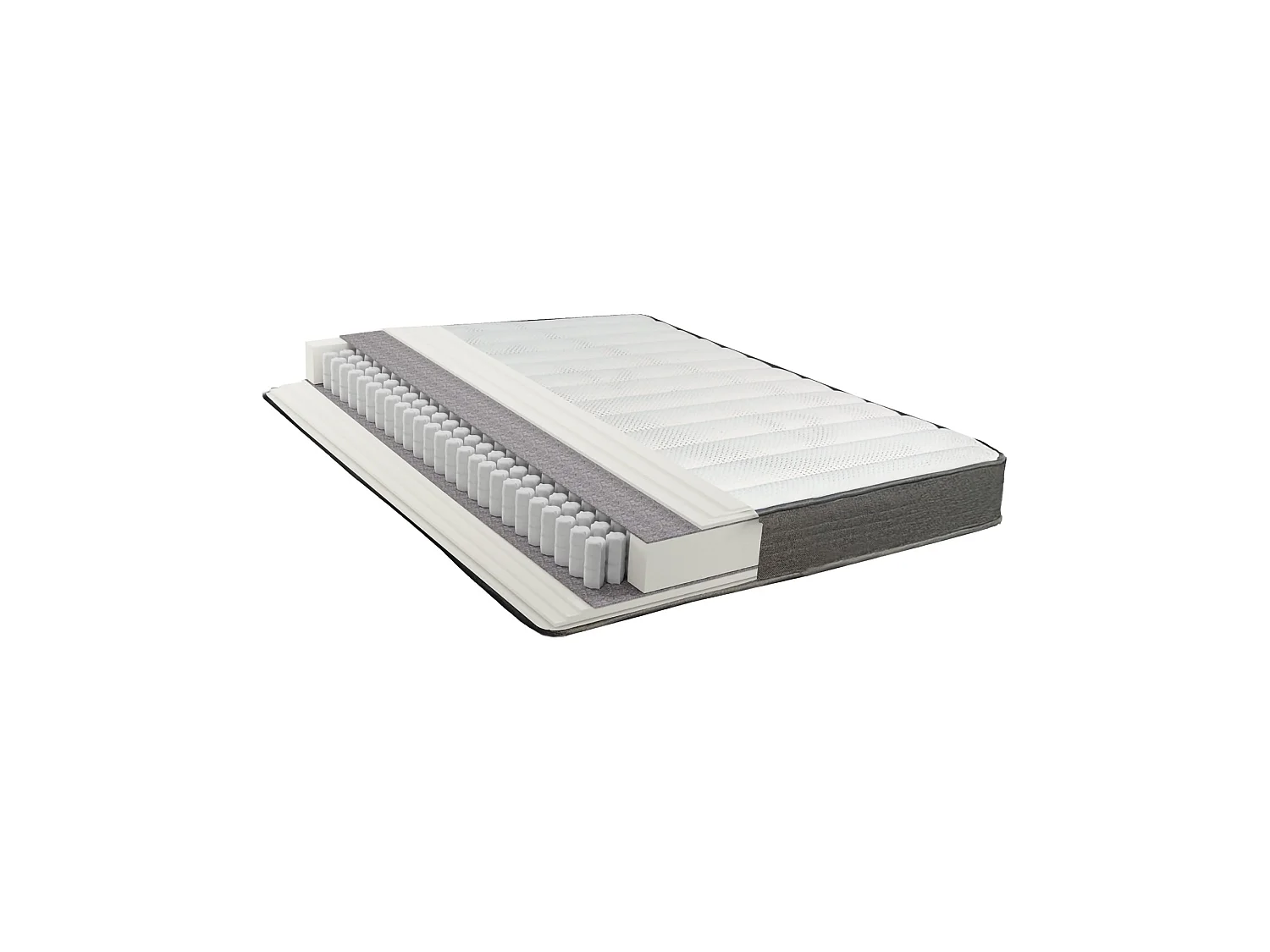 Materasso Singolo Venosa, Grado Rigidità Medio, 190x90x22h cm Bianco, Misura Rete Compatibile 90x190 cm, Singolo