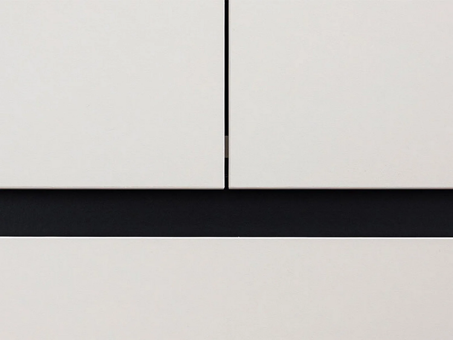 Garderobenschrank 2-türig Vimercatii, Kleiderstange, 93x211h cm Weiß, Schlafzimmer, 3 Schubladen, 1 Einlegeboden