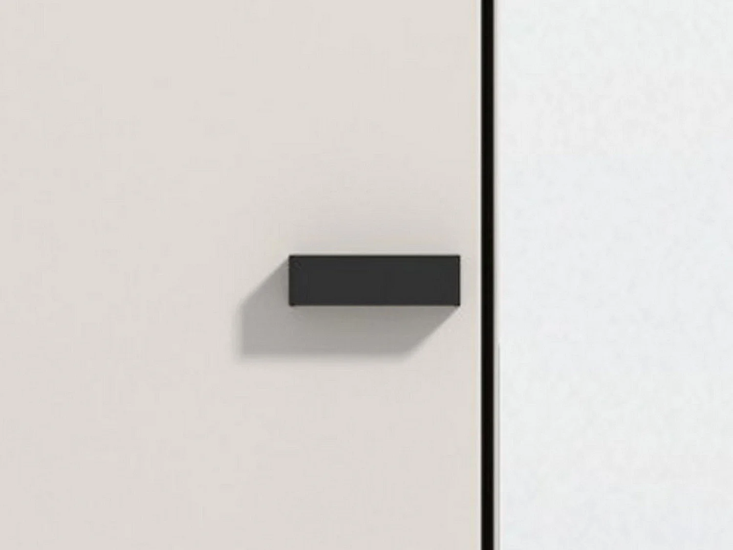 Kleiderschrank 2-türig Azzano, Garderobe, 64x194h cm Weiß, Schlafzimmer-Schrank, 3 Regale, 4 Fächer
