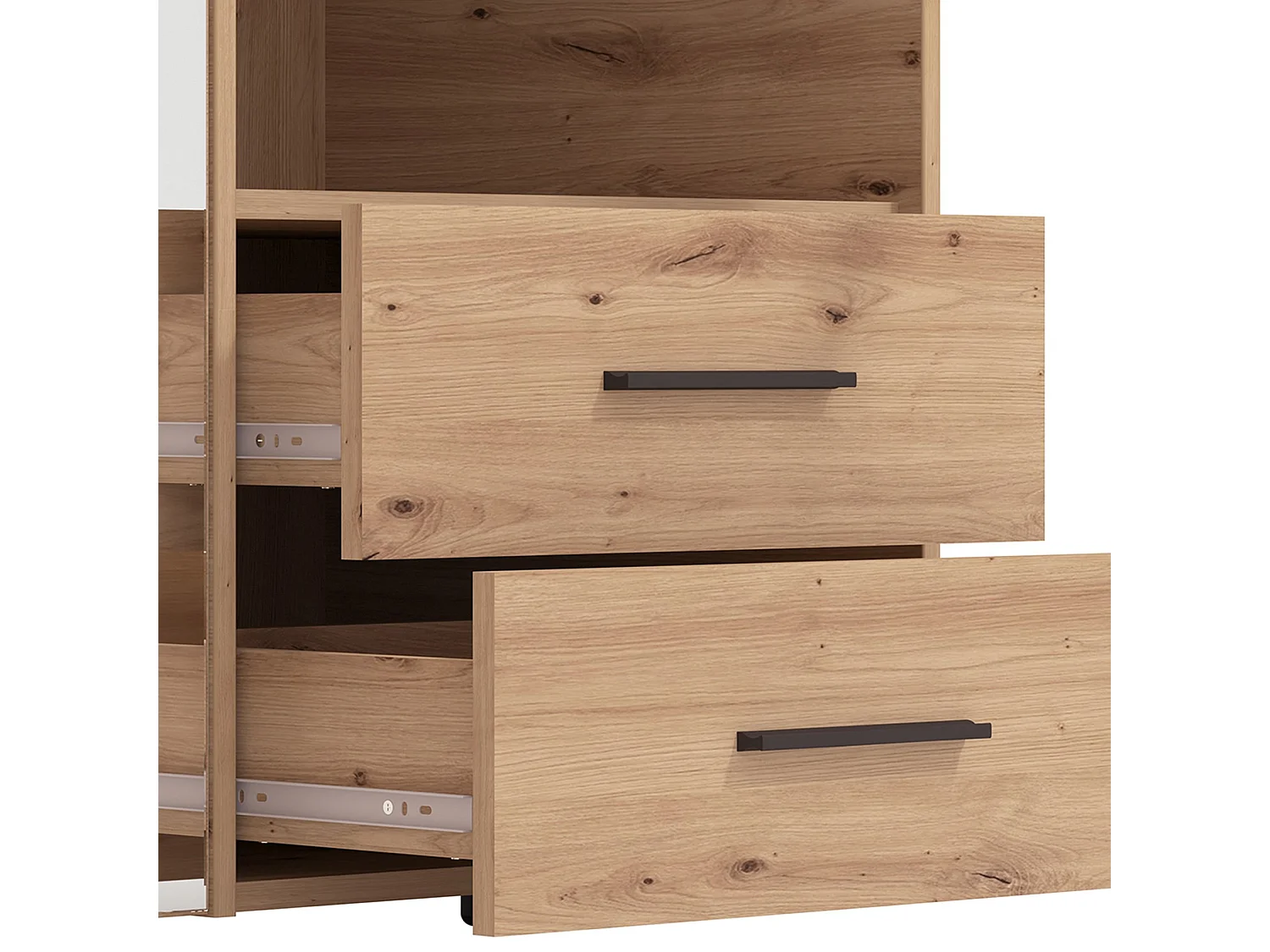 Guardaroba 3 Ante Molare, Appendiabiti, 128x54 cm Marrone Rovere Nodi, Armadio Camera da Letto, 2 Cassetti, 5 Ripiani