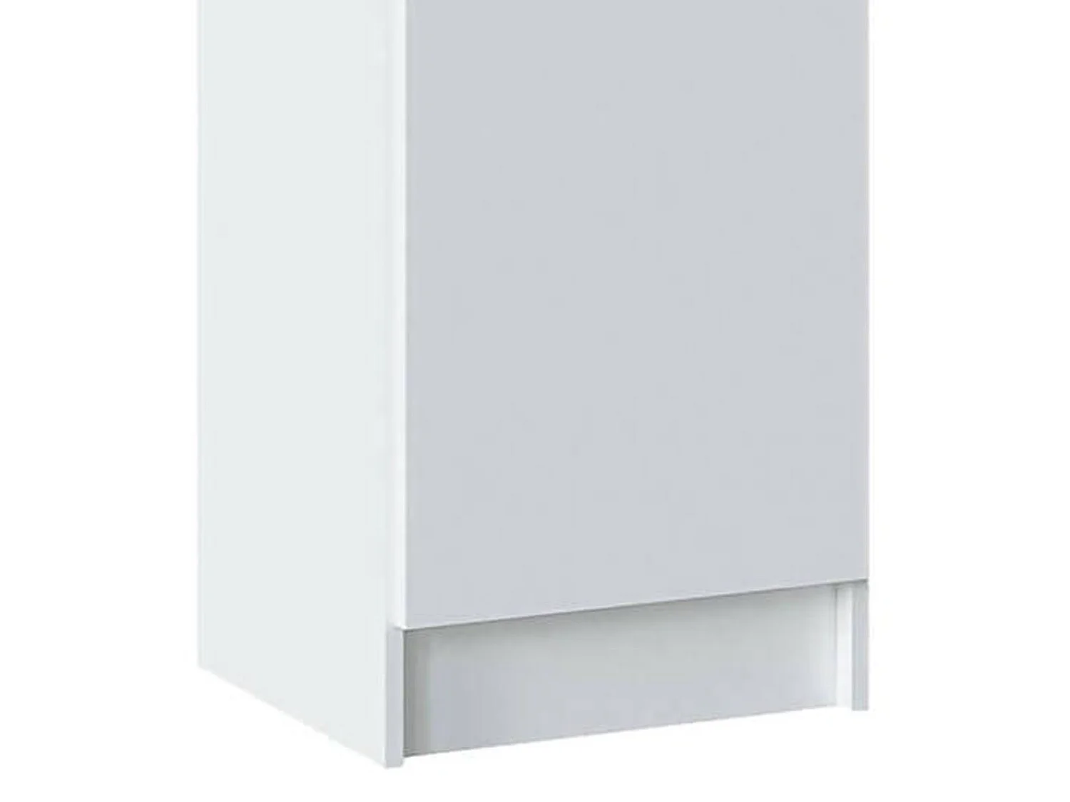Armadio Multiuso Grande Sinnai, Modulabile, 146x180h cm Bianco, 7 Ripiani, 4 Ante