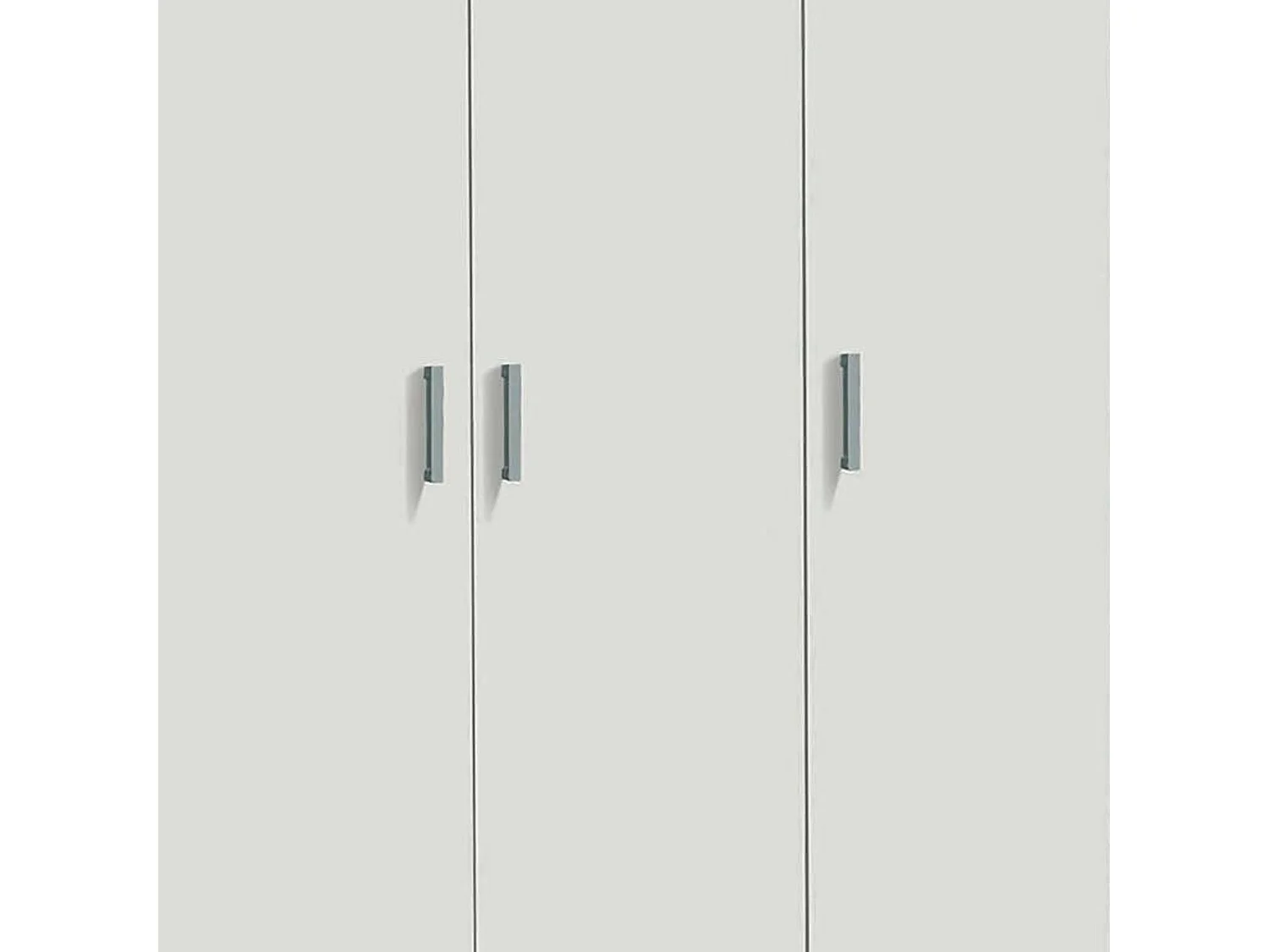 Armadio Multiuso Grande Sinnai, Modulabile, 146x180h cm Bianco, 7 Ripiani, 4 Ante