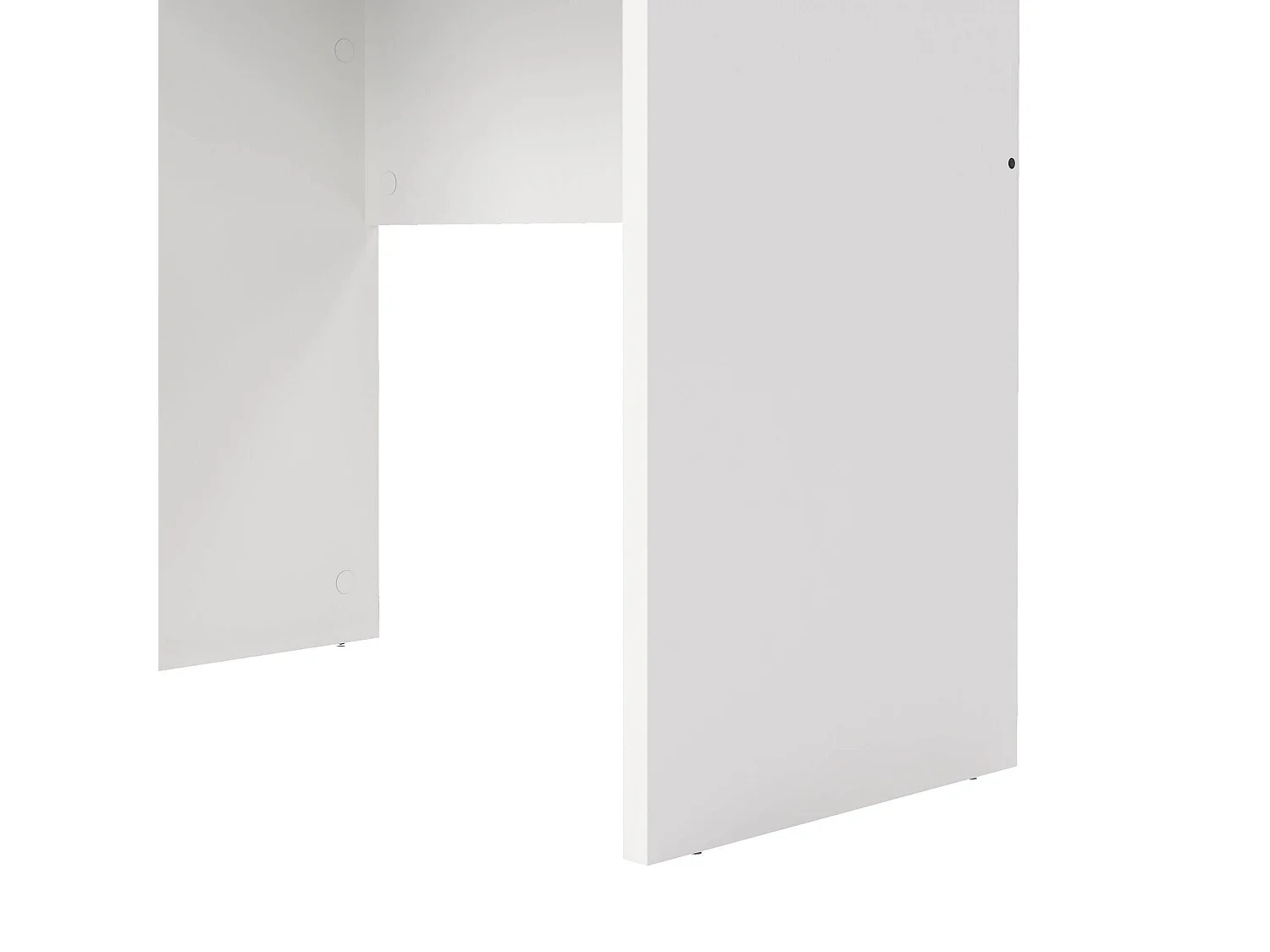 Bureau Andre, 3 lades, 120x48x73h cm wit, blad van gemelamineerd hout, kleur blad wit