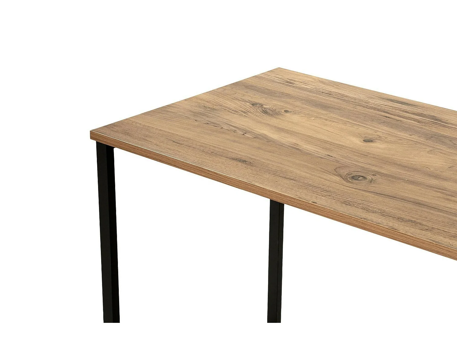 Bureau Violet, un Plateau, 60x240x74h cm Noir