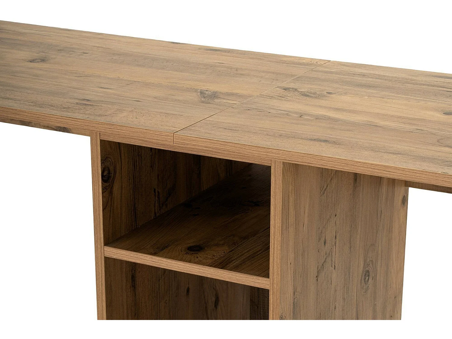 Bureau Violet, un Plateau, 60x240x74h cm Noir