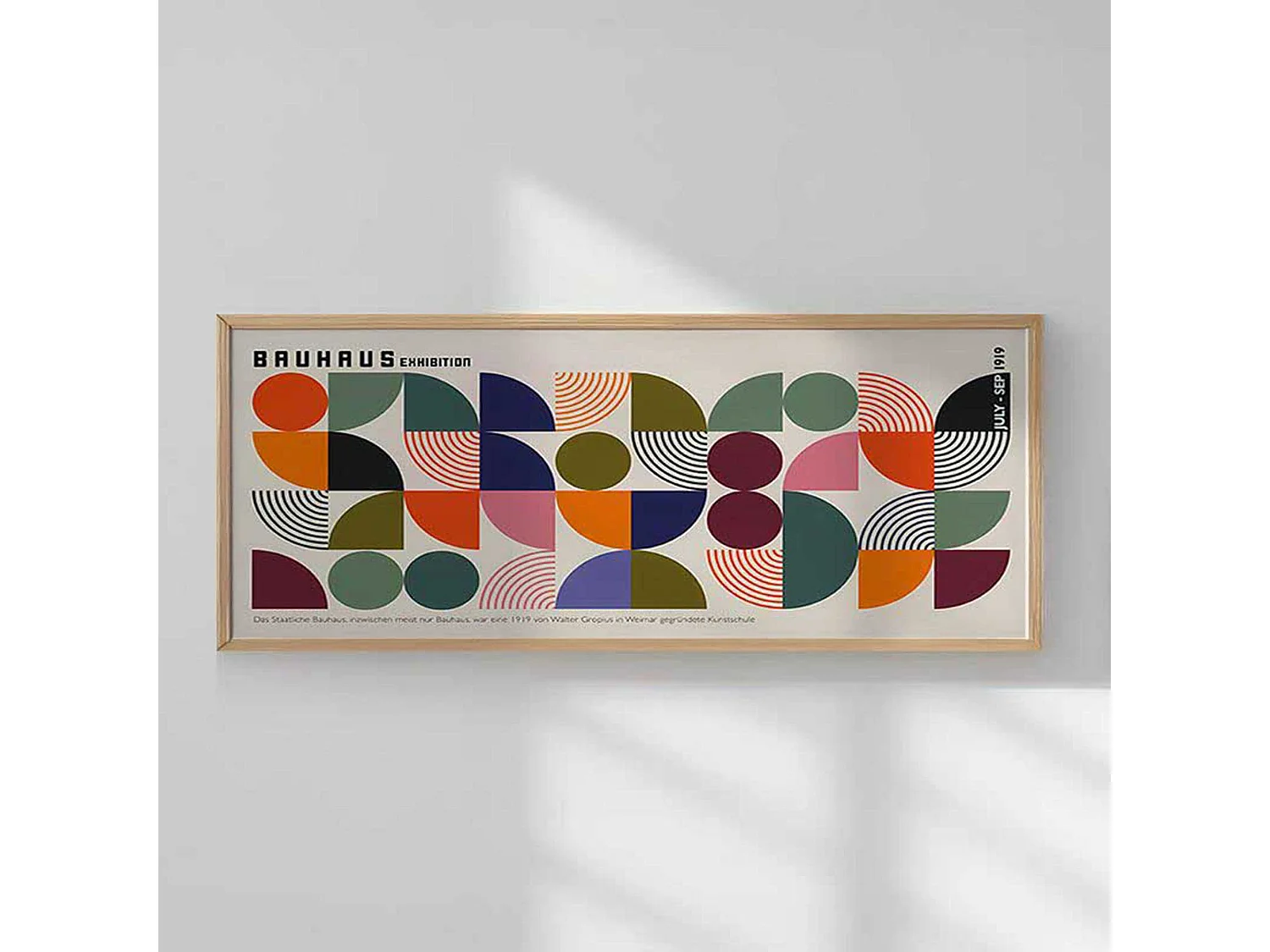 Cadre Miseba, structure en bois plaqué, 50x120h cm multicolore,