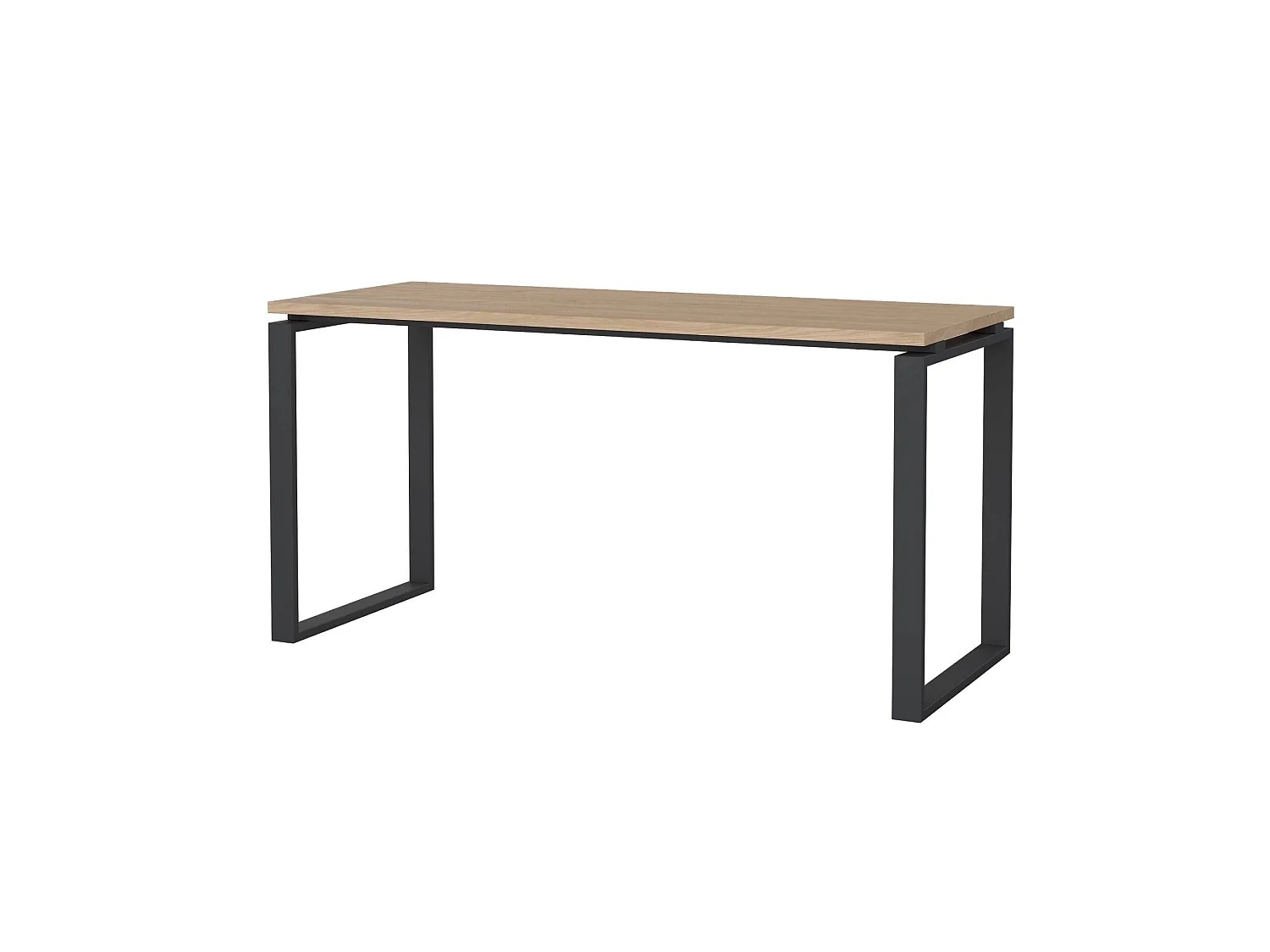 Scrivania Arignano, Materiale Struttura in Legno Nobilitato, 60x150x75.6h cm Grigio