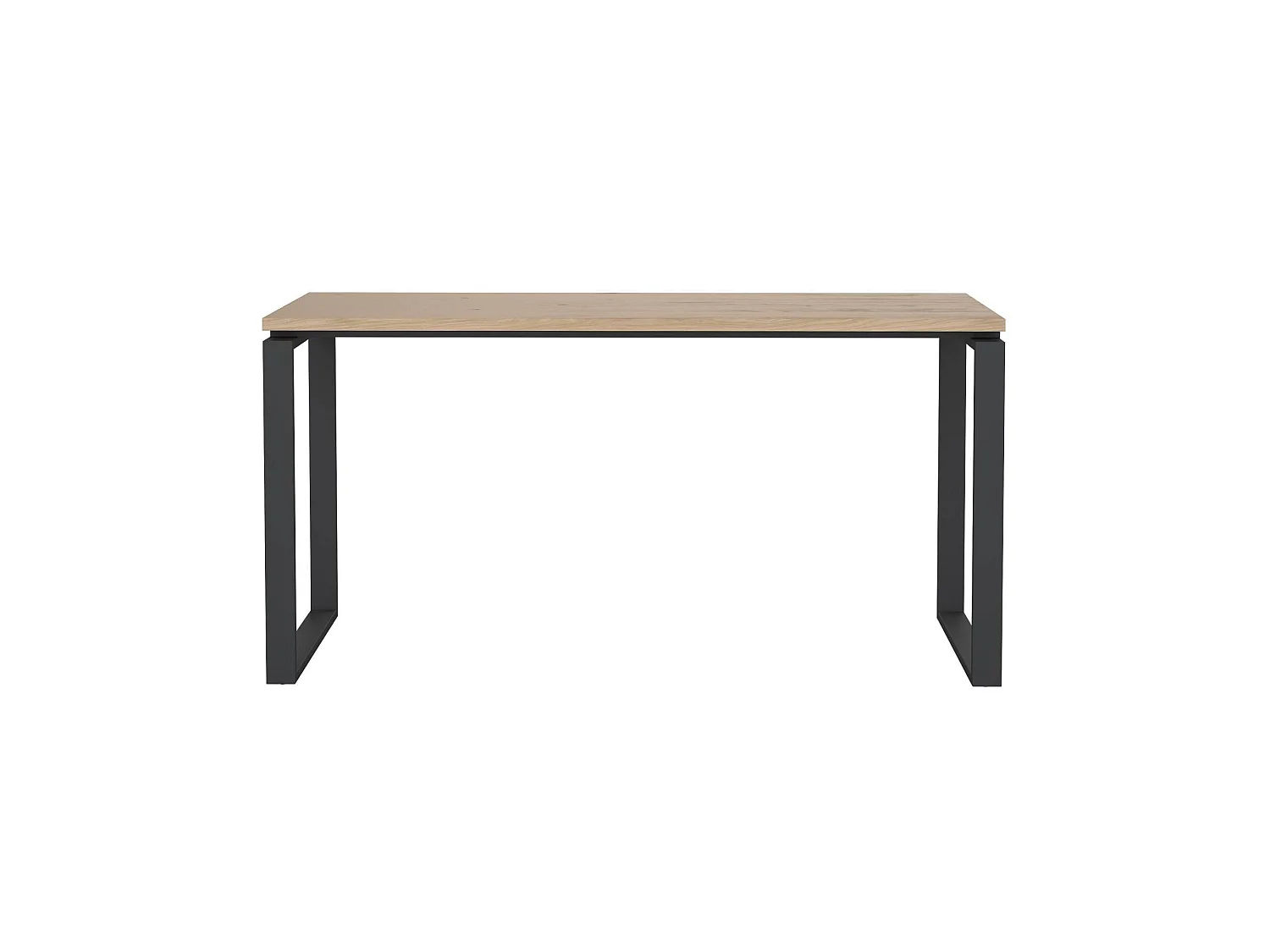 Scrivania Arignano, Materiale Struttura in Legno Nobilitato, 60x150x75.6h cm Grigio