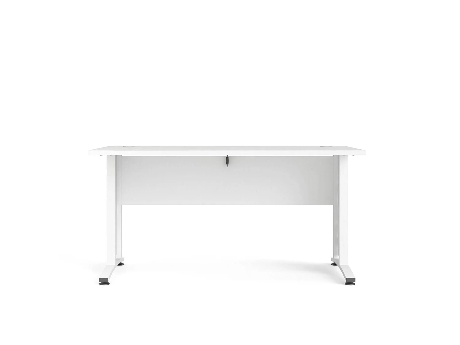 Escritorio Ascorbato, tablero de madera melaminada, 150x80x75h cm, blanco, color del tablero blanco
