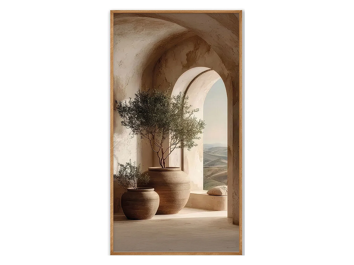 Tableau Mirahaba, Structure en Bois Nobilité, 120x50h cm Multicolore,